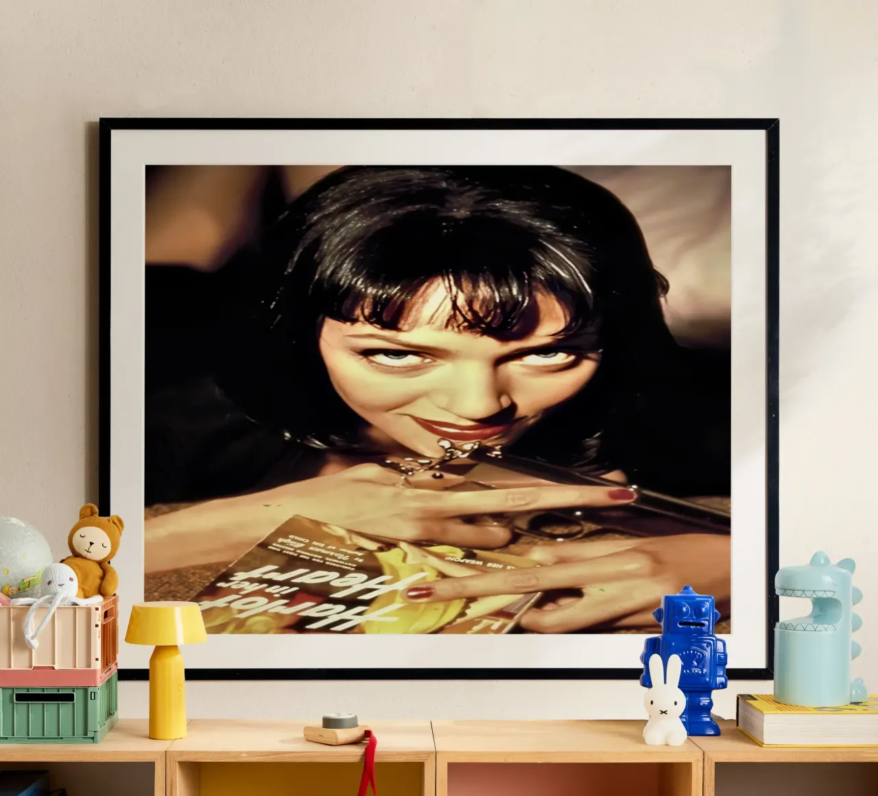 Uma Donne Bellissime poster con telaio in legno da Lorraine Mooore