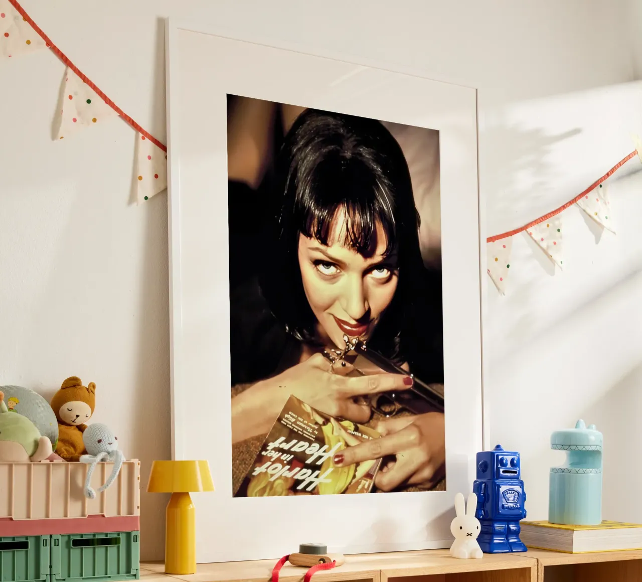 Uma Donne Bellissime poster con telaio in legno da Lorraine Mooore