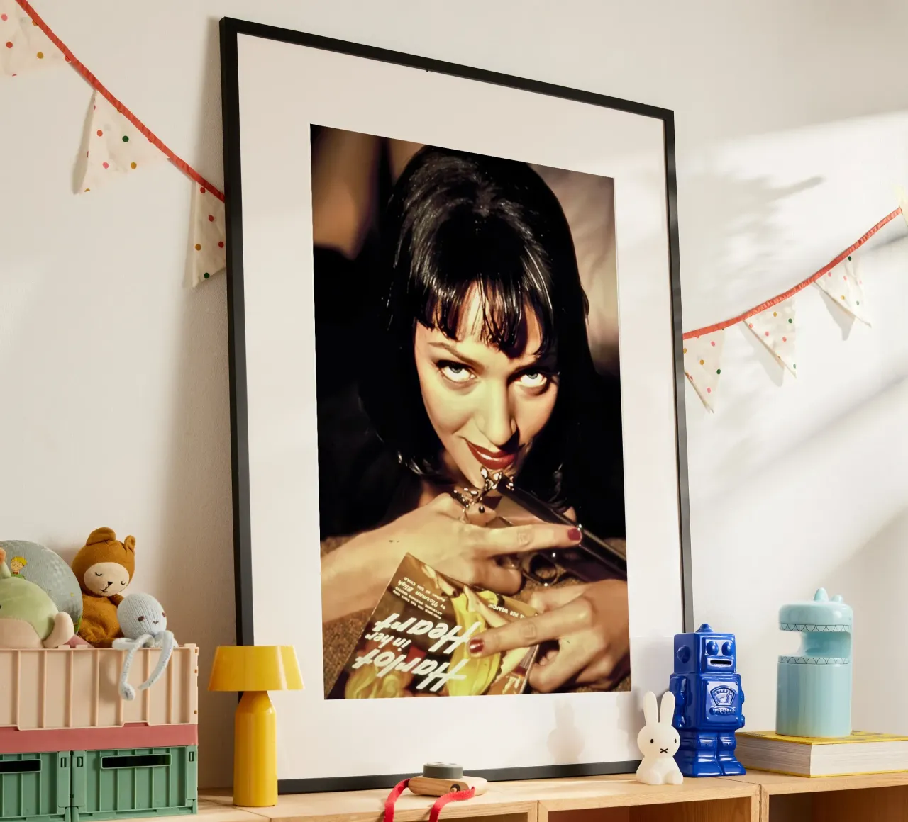Uma Donne Bellissime poster con telaio in legno da Lorraine Mooore