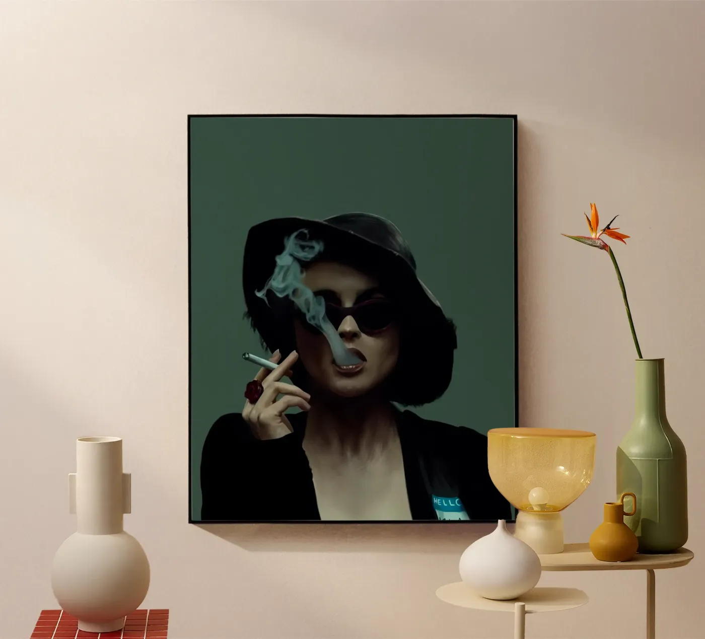 Smoking Helena plexiglass da Lorraine Mooore