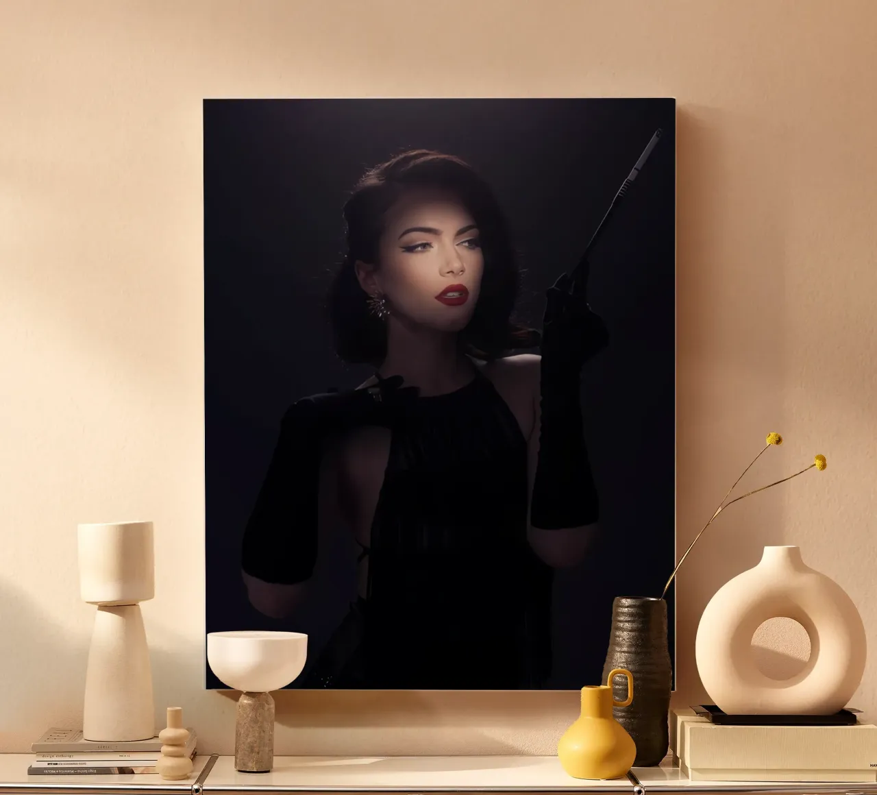 Mooie vrouwen canvas van Lorraine Mooore