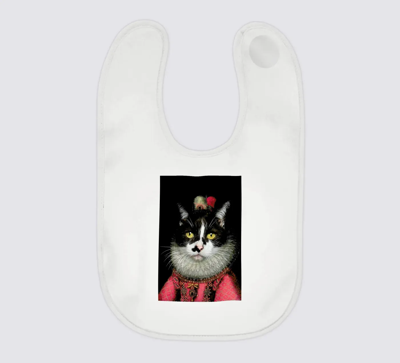 Mouse baby bib by Tein Lucasson