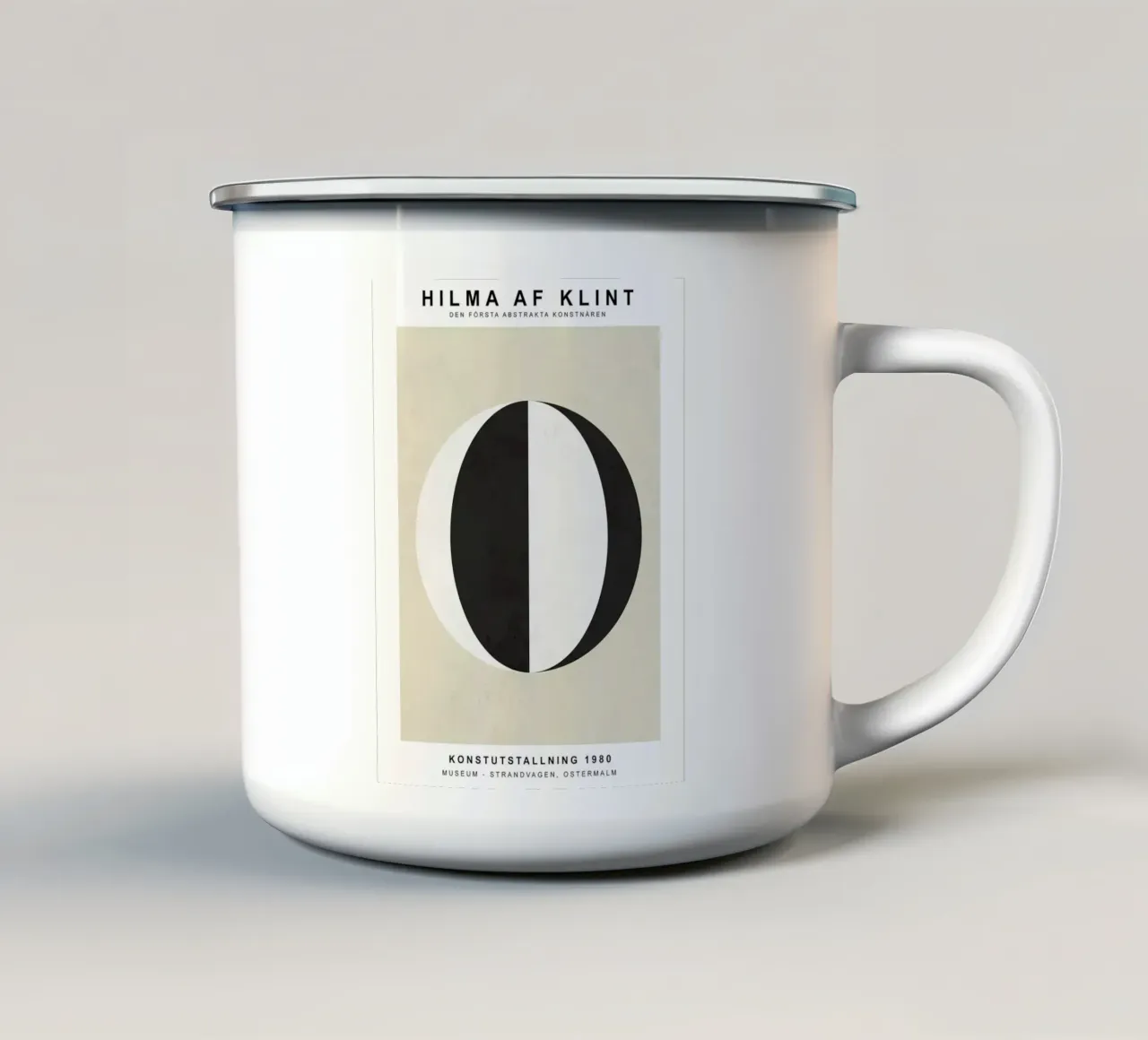 Nero Bianco tazza in smalto da Turner Kyle