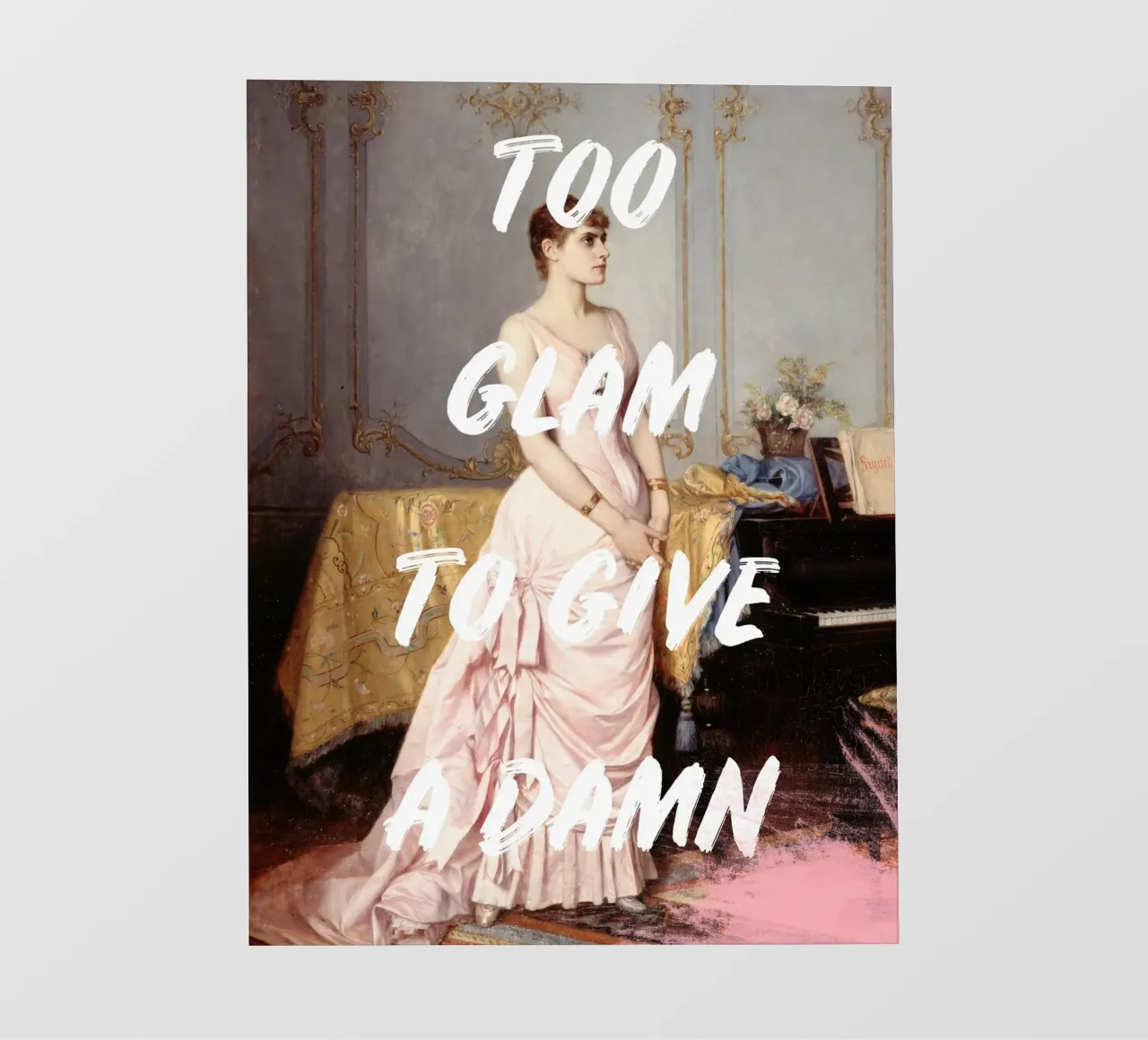 Too Glam Altered Art pellicola backlit da GraceDigitalArtCo