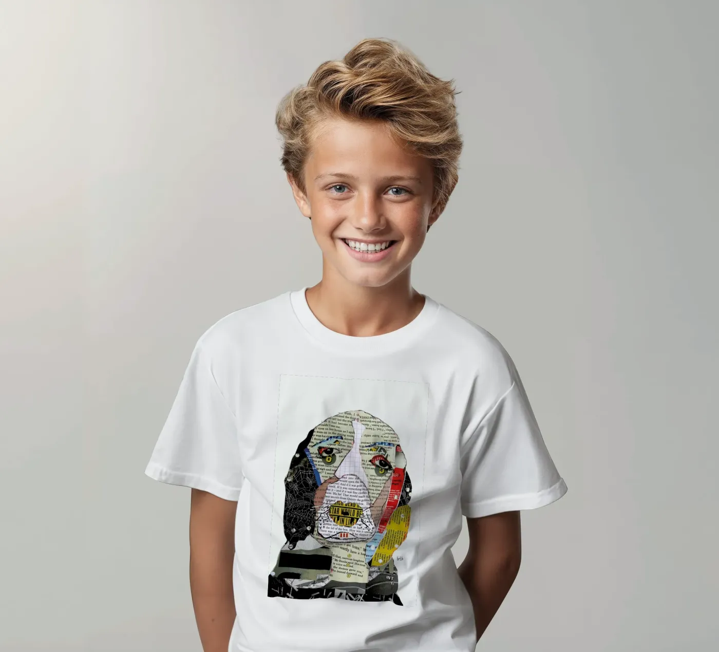 the spaniel t-shirt bambini da Brian Buckley