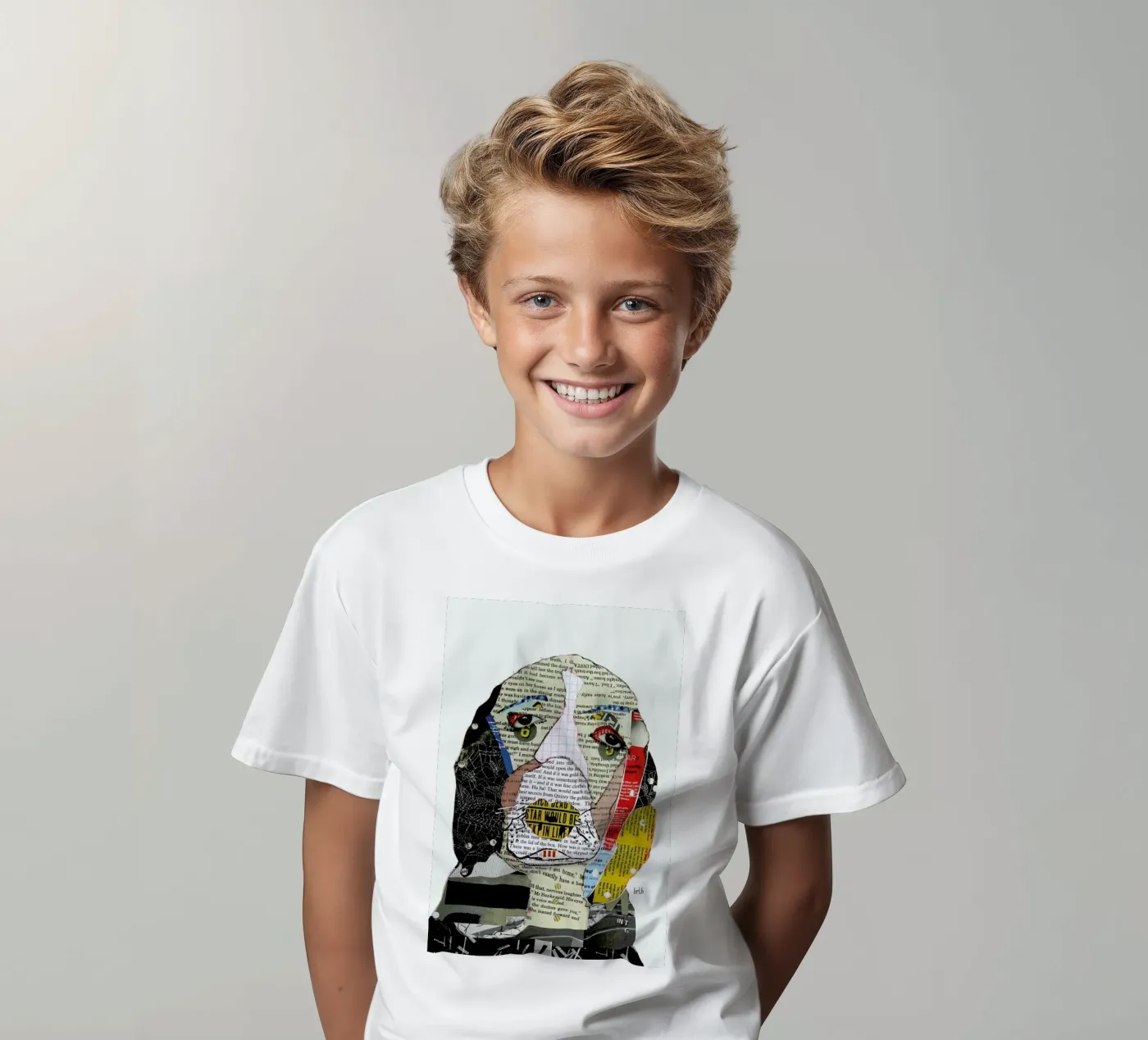 the spaniel t-shirt bambini da Brian Buckley