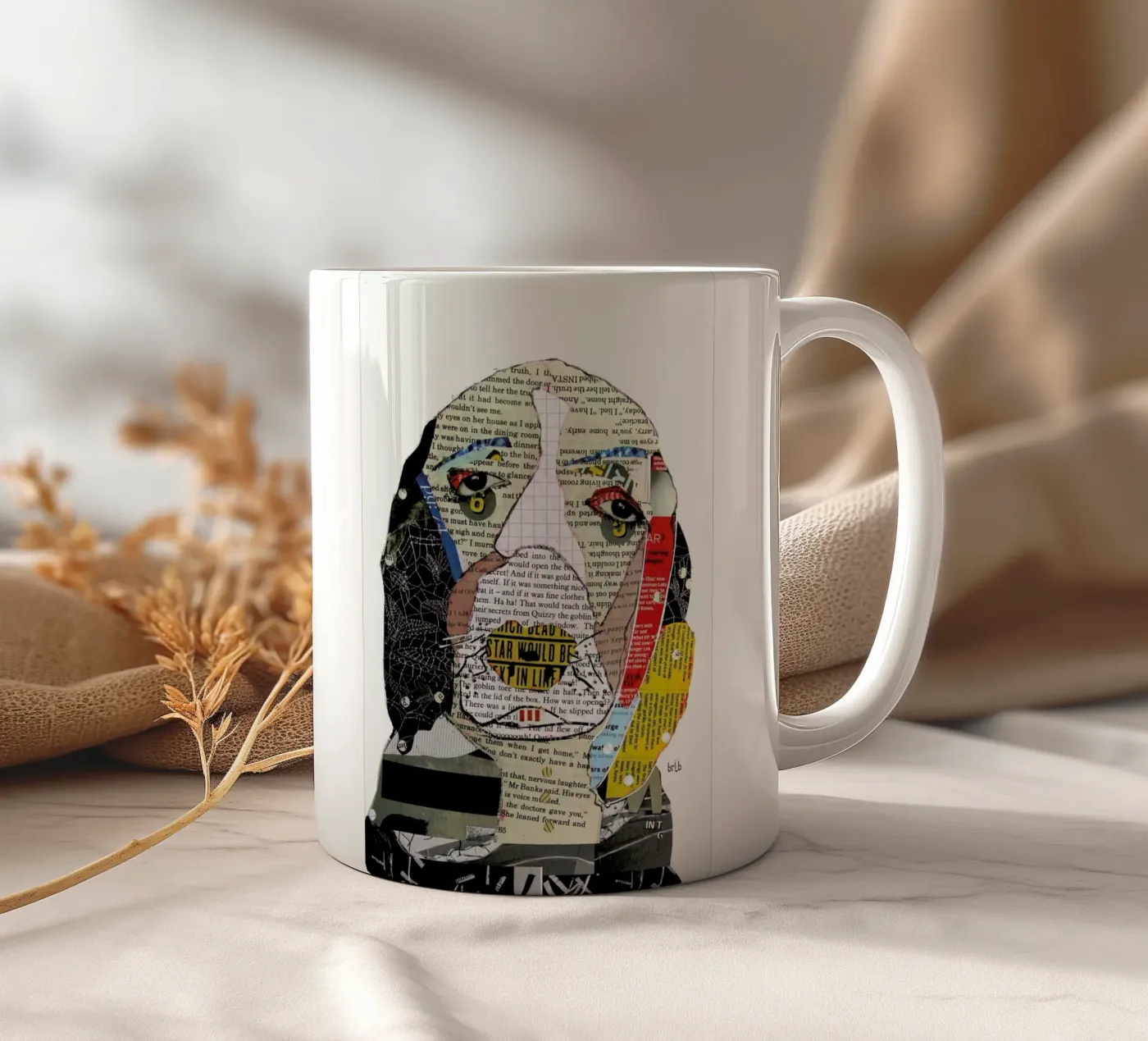 the spaniel ceramic mug by Brian Buckley