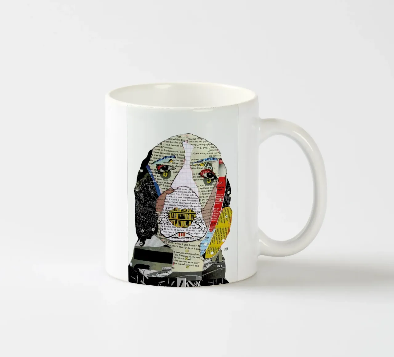 the spaniel tazza in ceramica da Brian Buckley