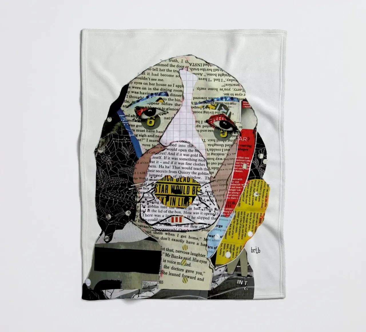the spaniel fleece blanket by Brian Buckley