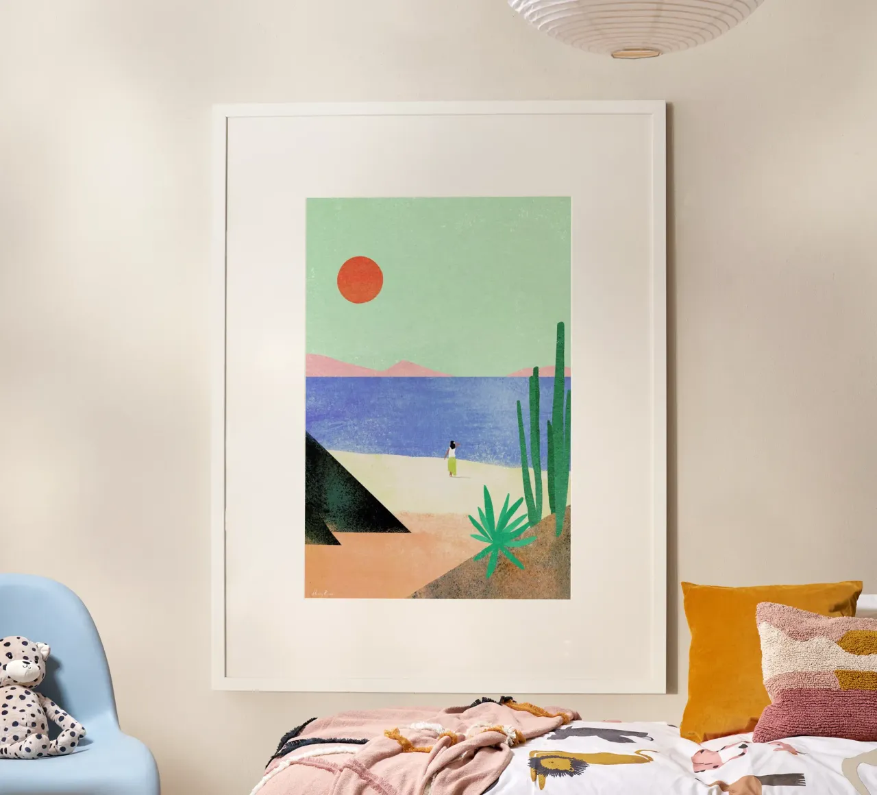 Beach Girl II poster by Henry Rivers