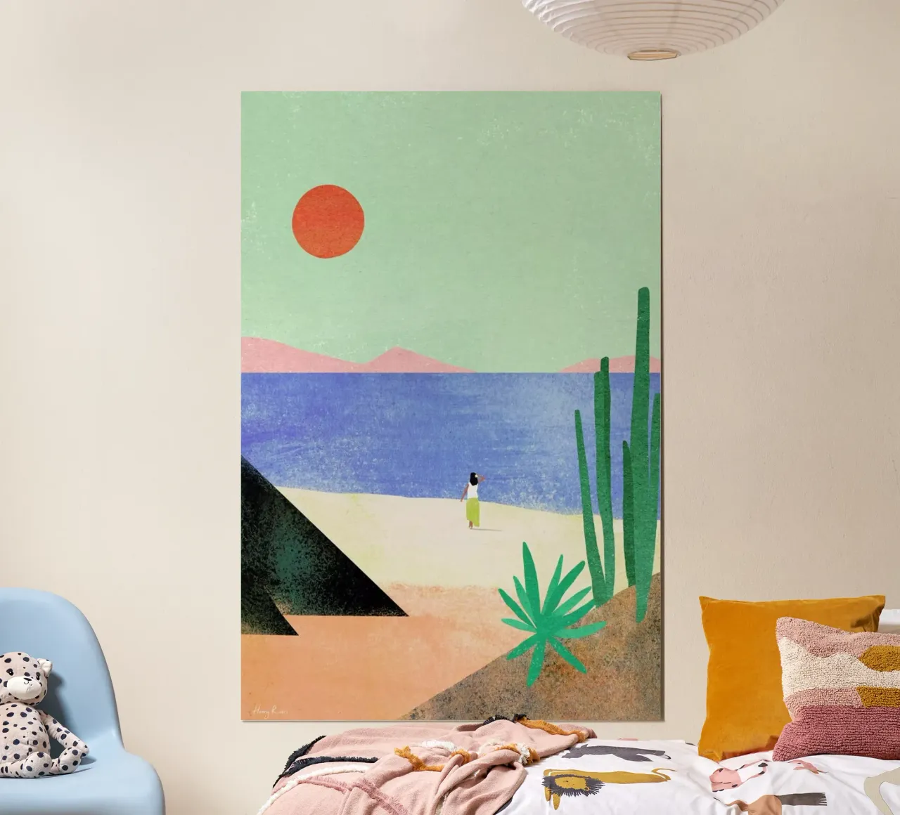 Beach Girl II poster by Henry Rivers