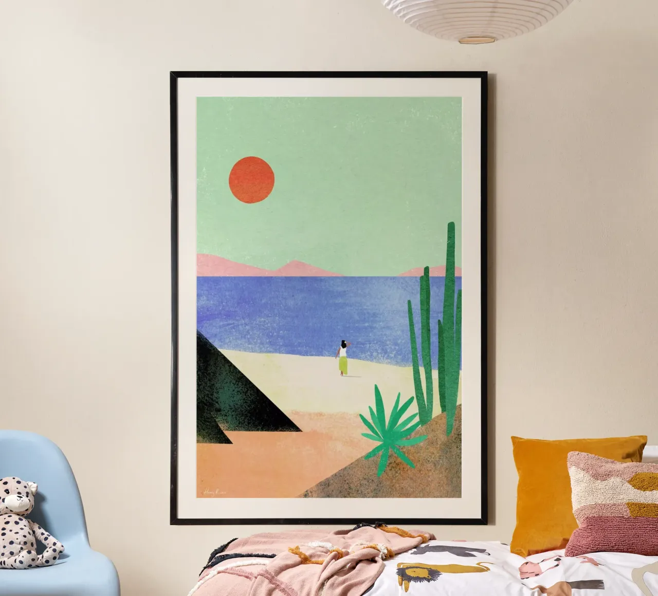 Beach Girl II poster by Henry Rivers