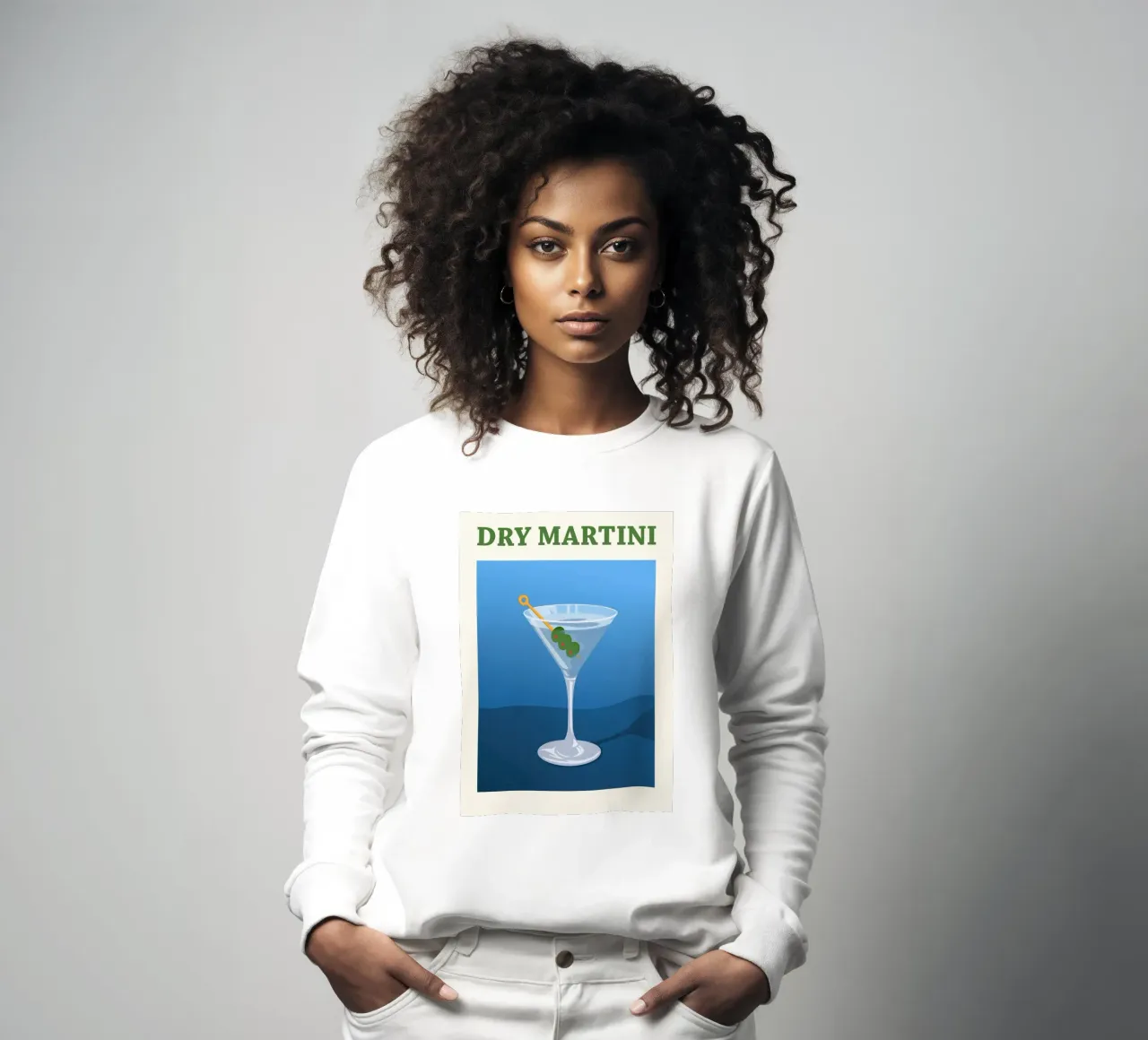 Cocktail Martini Dry felpa da Neeraprint