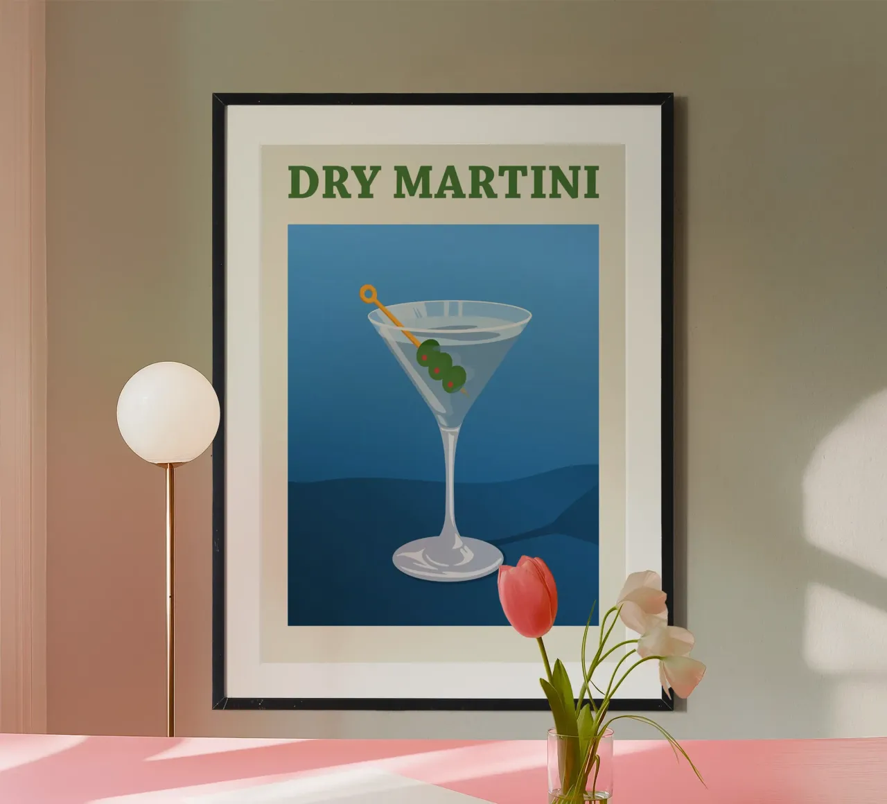 Cocktail Martini Dry poster da Neeraprint