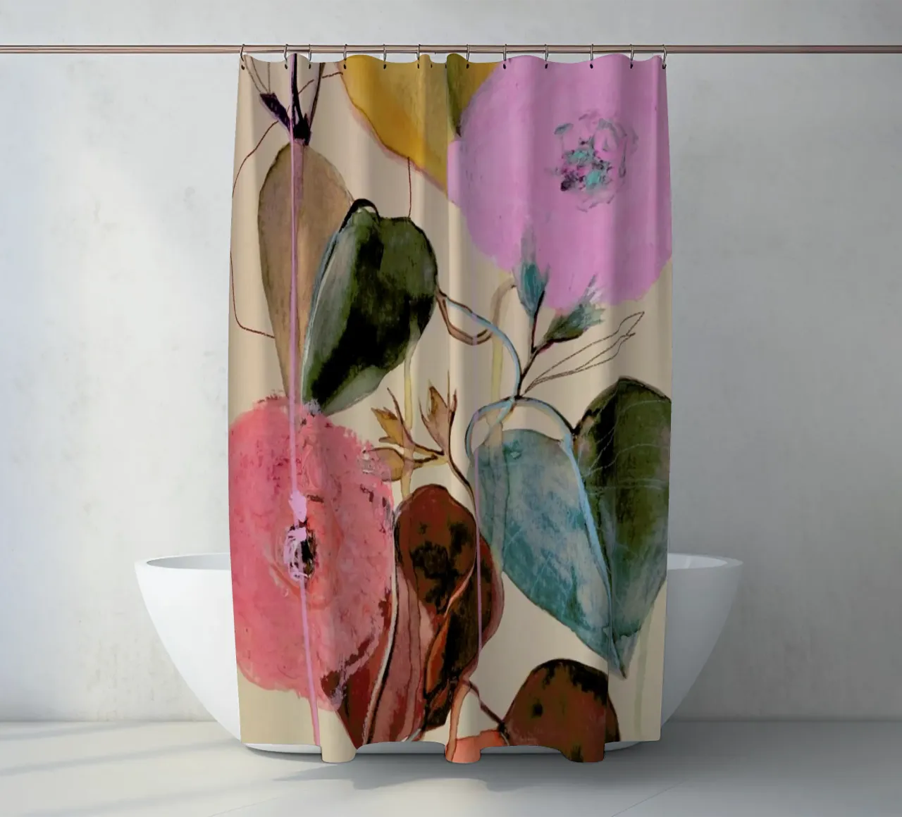 Between Instants Duschvorhang von Leigh Viner