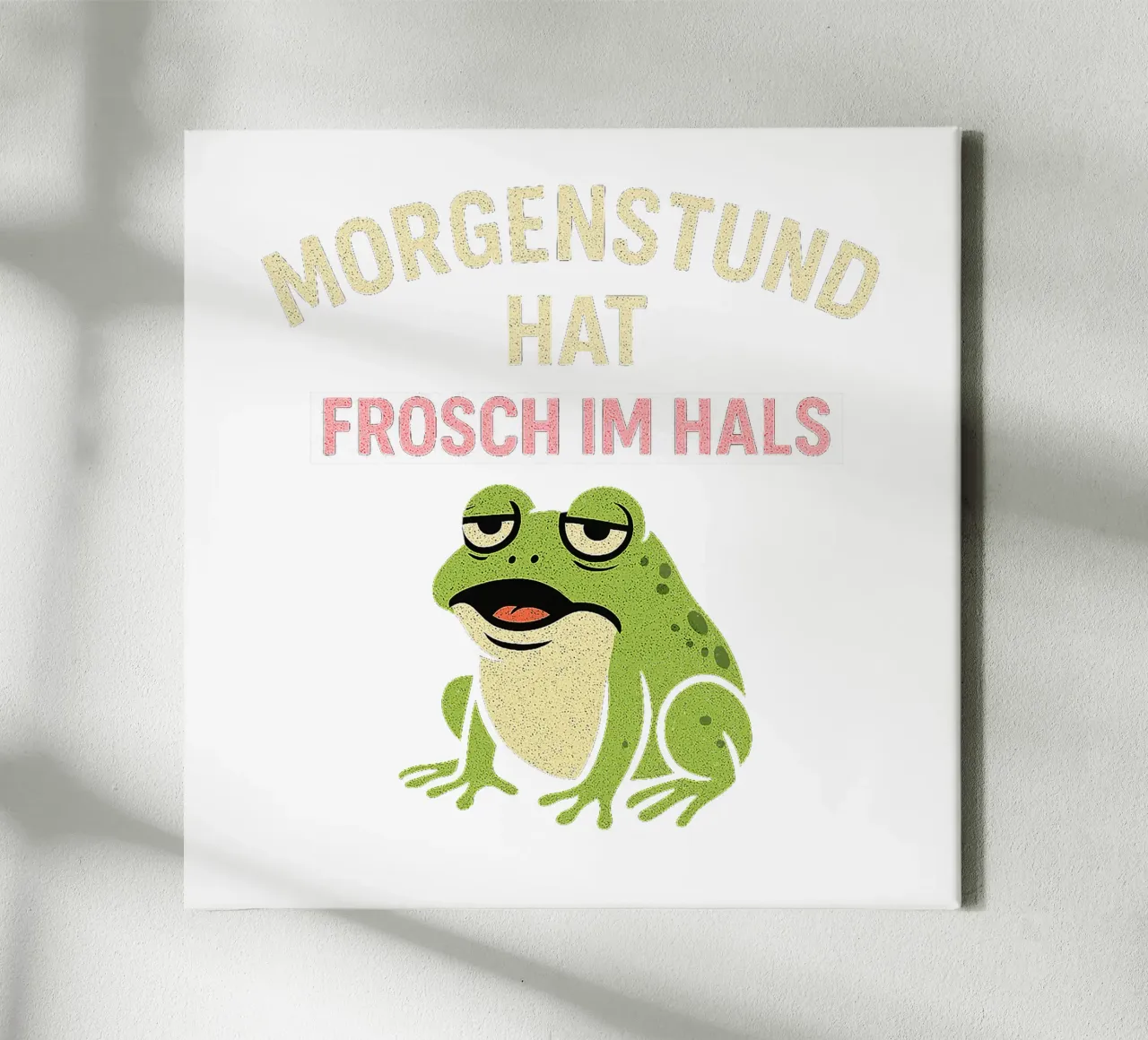 MORGENSTUND HAT FROSCH IM HALS tela con Cornice a cassetta da Vintage Van Gogh
