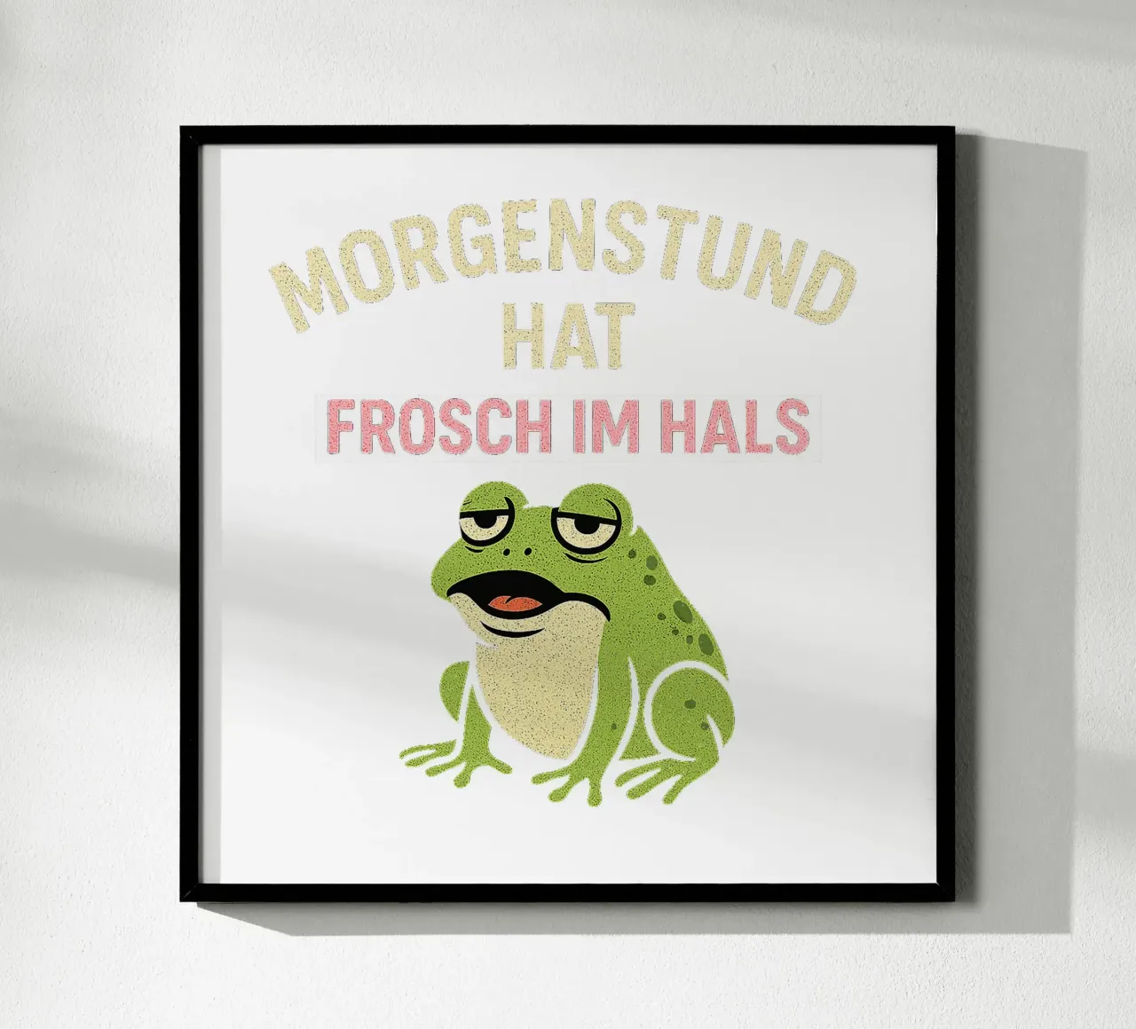 MORGENSTUND HAT FROSCH IM HALS poster da Vintage Van Gogh