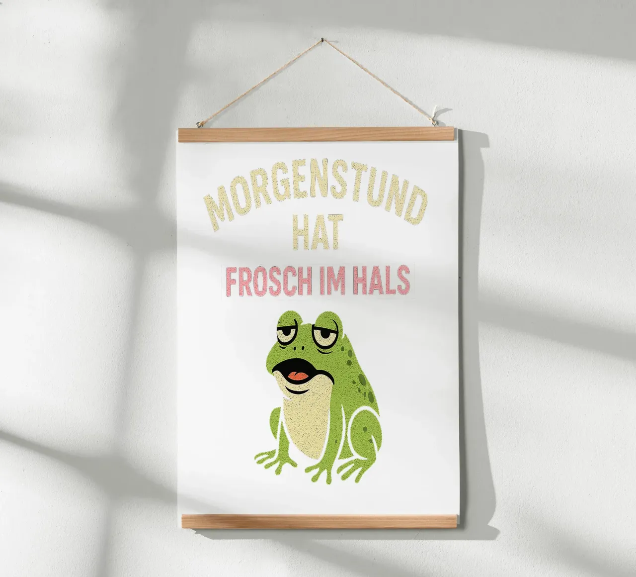 MORGENSTUND HAT FROSCH IM HALS poster da Vintage Van Gogh