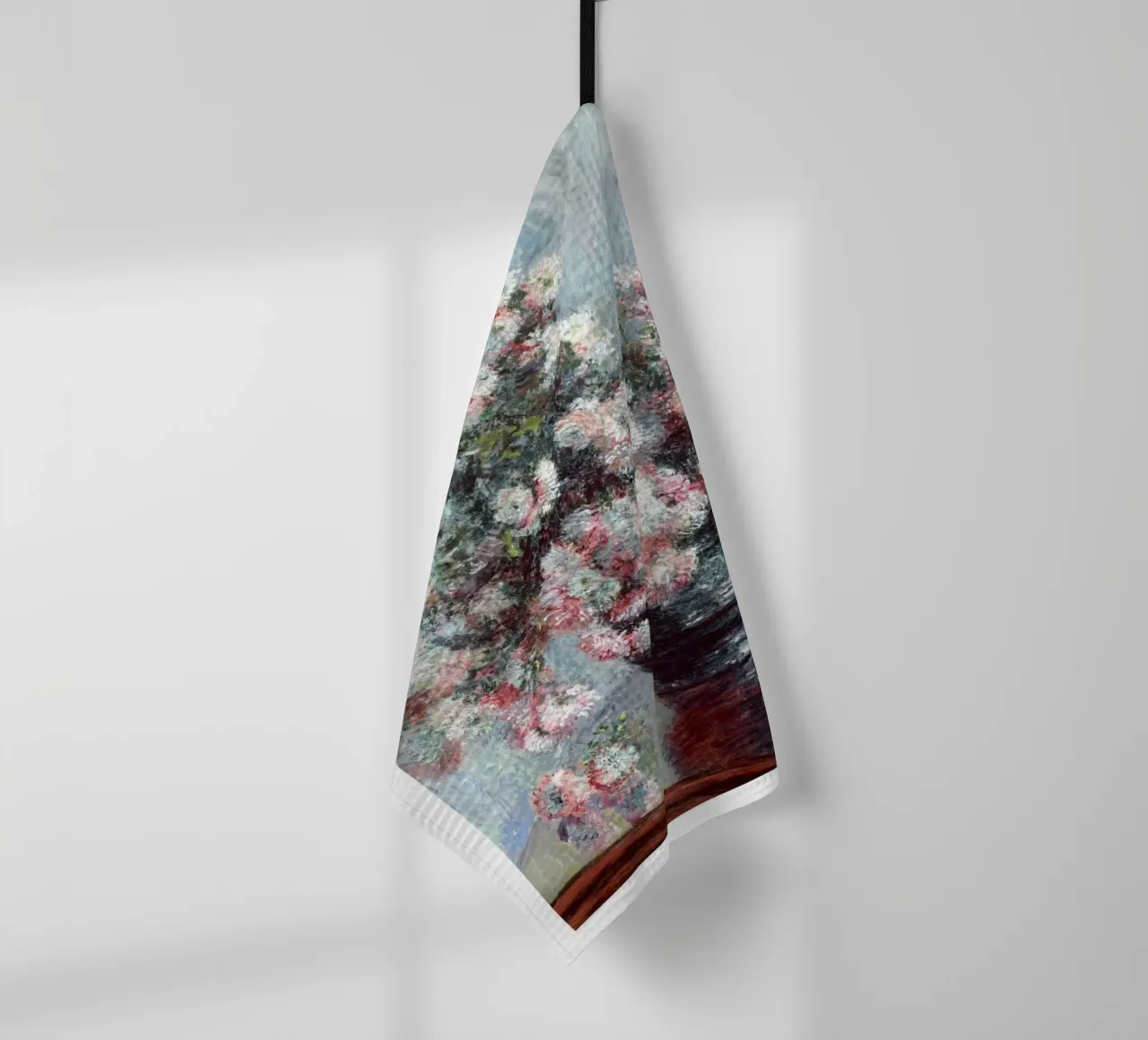 vase à fleurs chrysanthème décoration intérieure claude monet torchon de belong shop