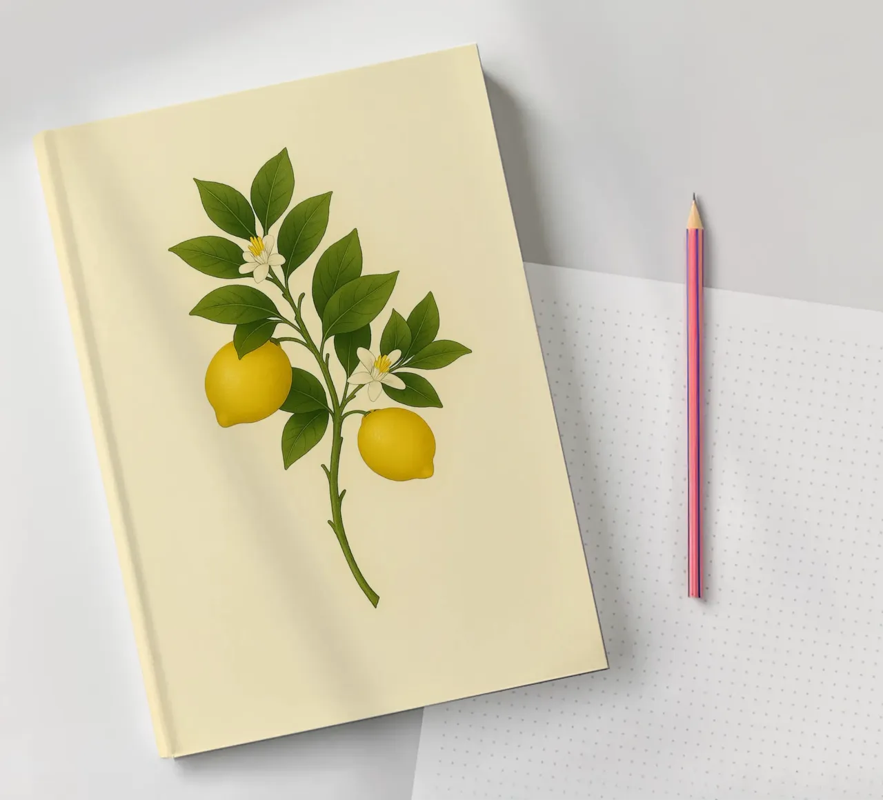 Lemon Stillness notebook by michi