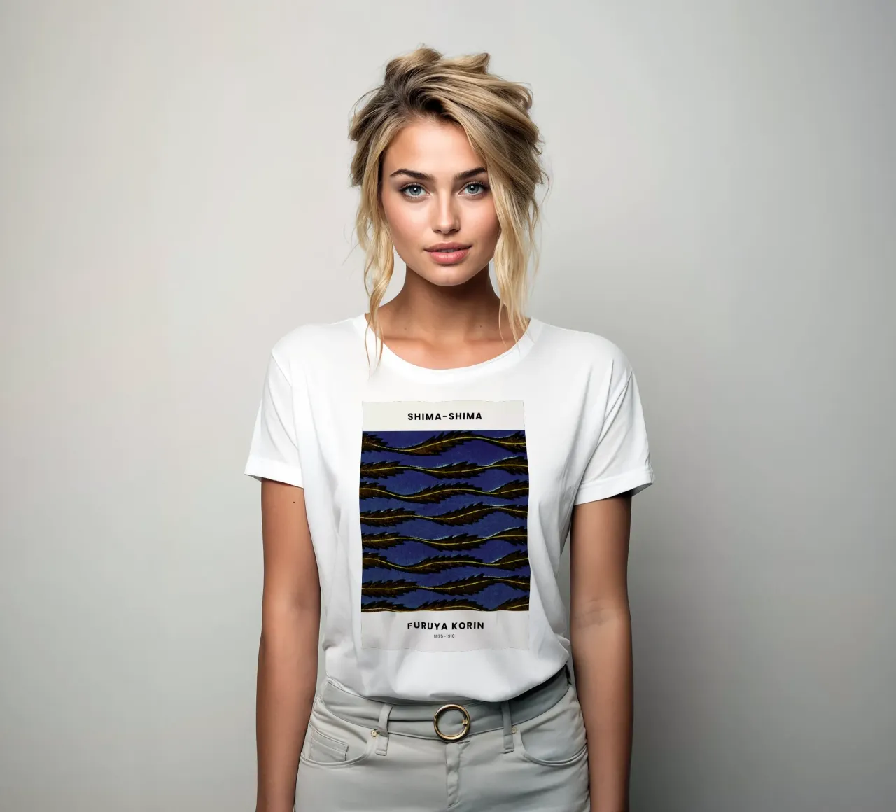 Furuya Korin - Feather Print t-shirt da donna da Vintage by JUNIQE