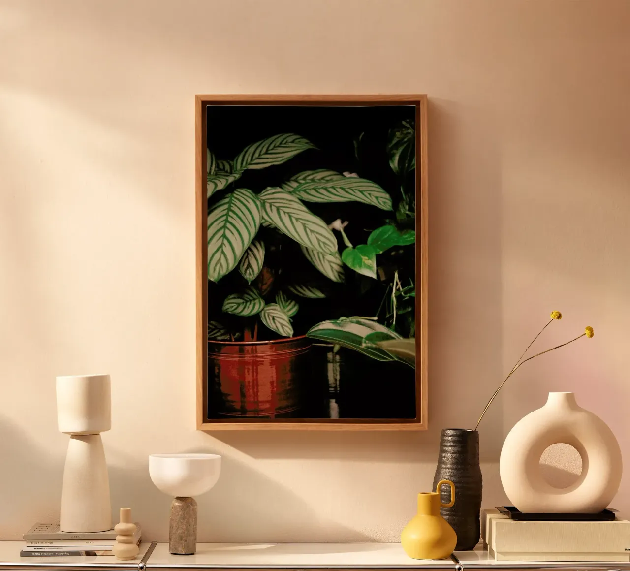 Analog Series The Plant Shop canvas by Sebastian Hilgetag