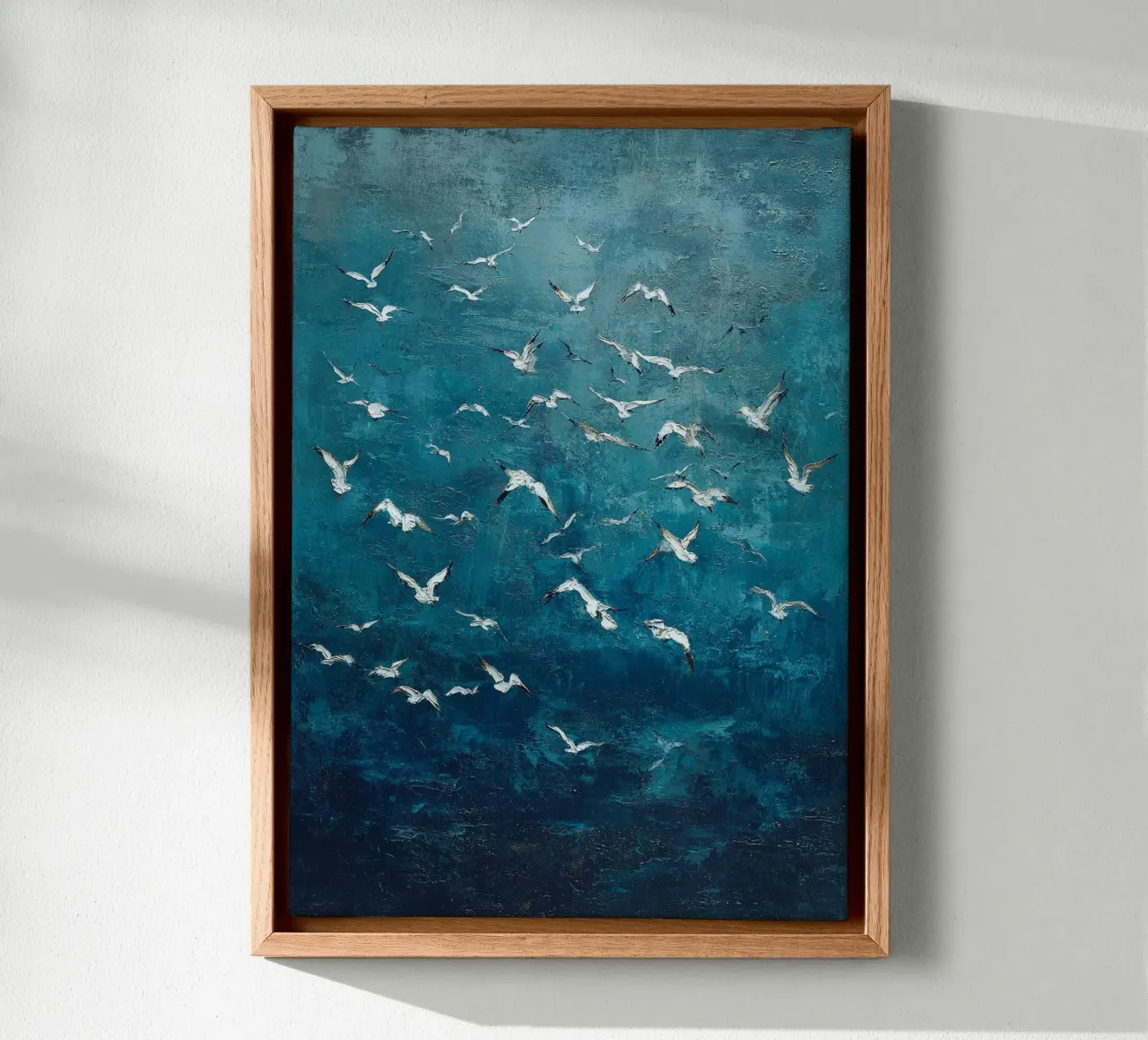 Flight Over Stillness tela con Cornice a cassetta da Mosaic Dialogue