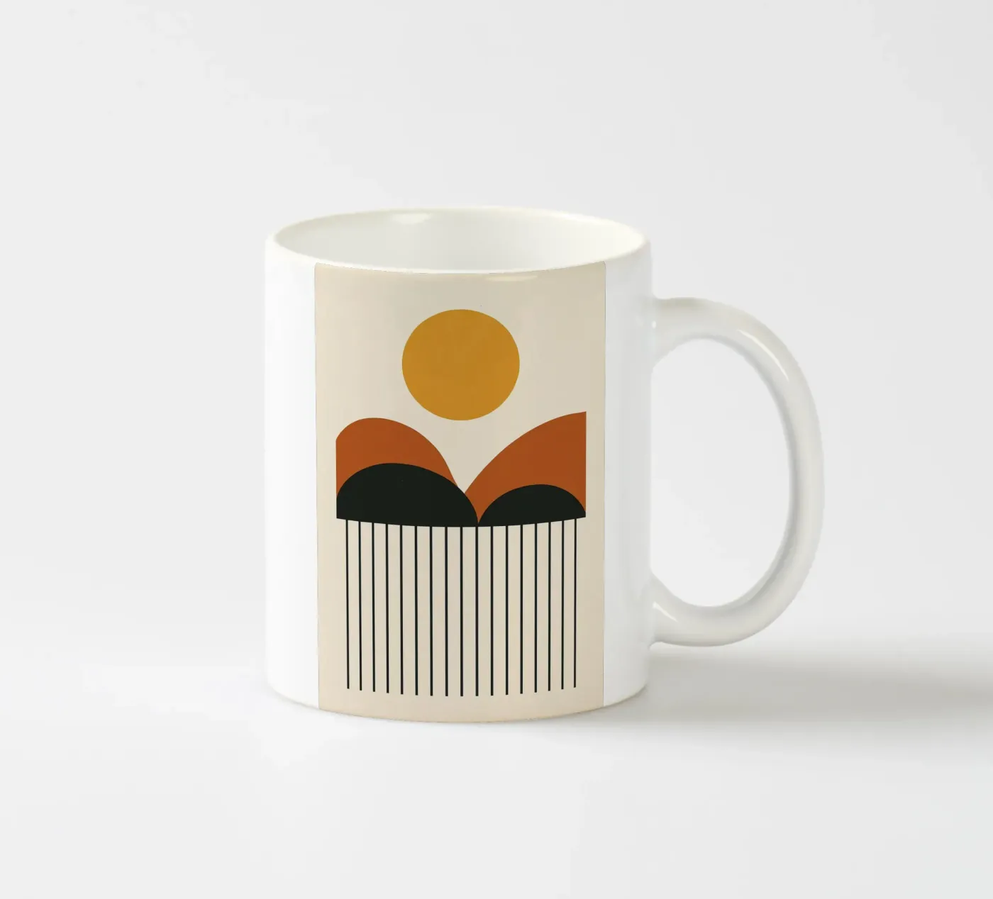 Sunlines ceramic mug by Geometrica