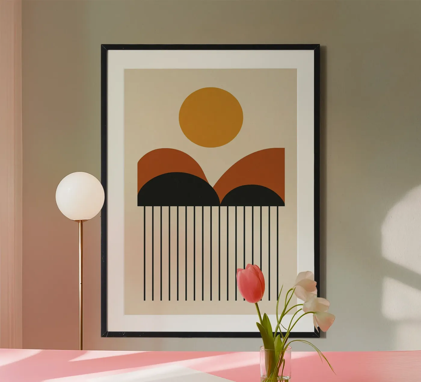 Sunlines Poster von Geometrica