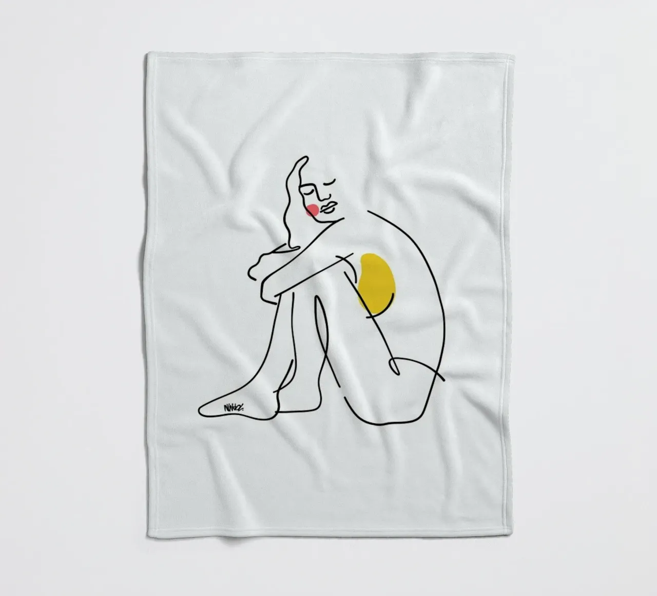 Stay Relaxed fleece blanket by Ninhol