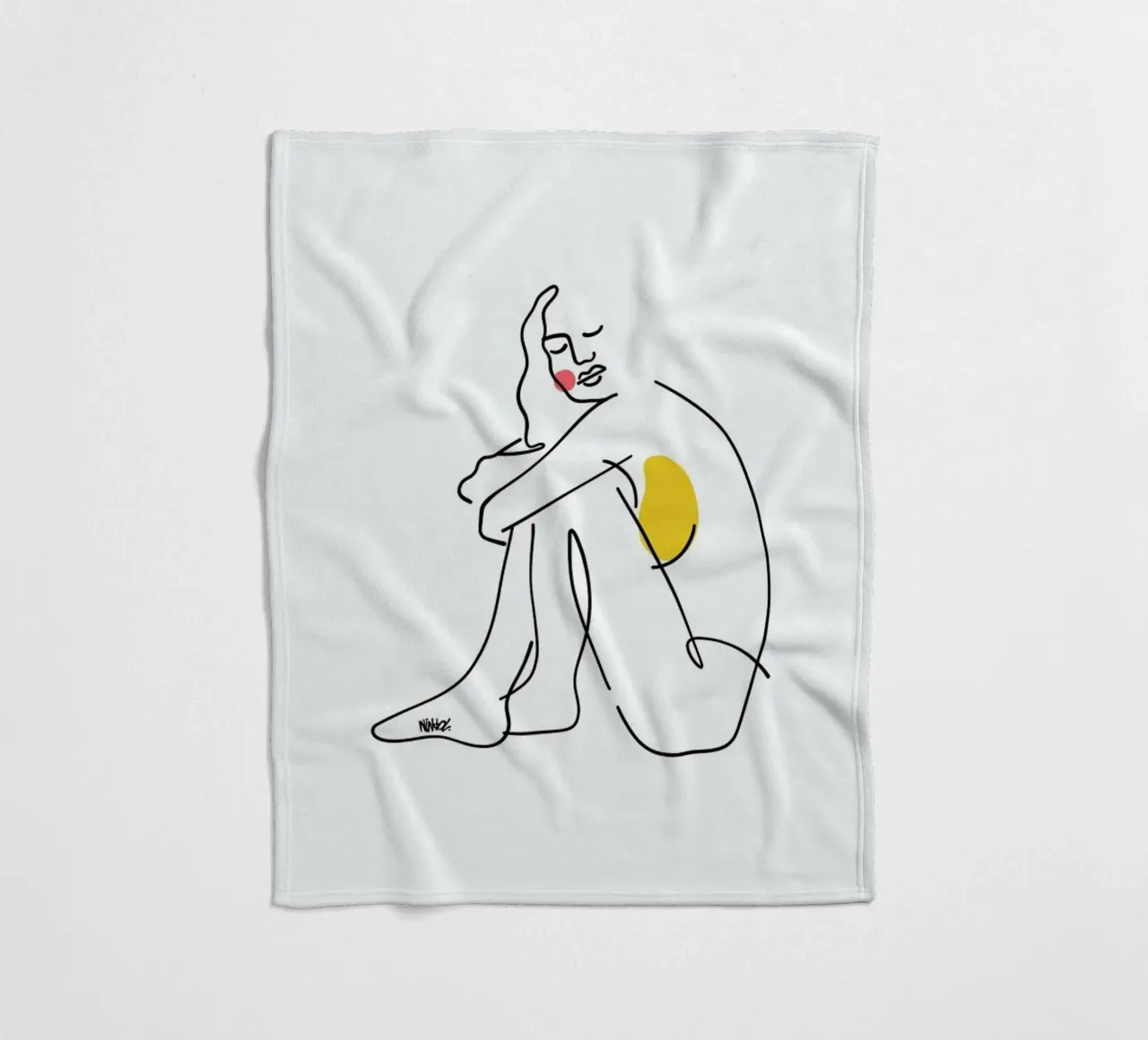 Stay Relaxed fleece blanket by Ninhol