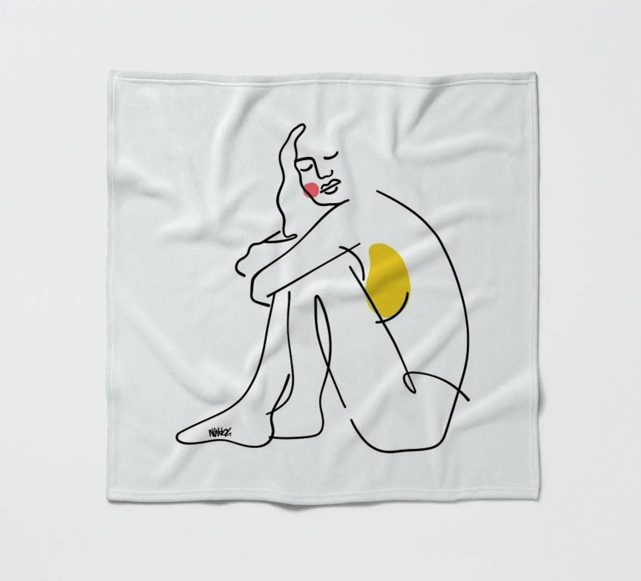Stay Relaxed fleece blanket by Ninhol