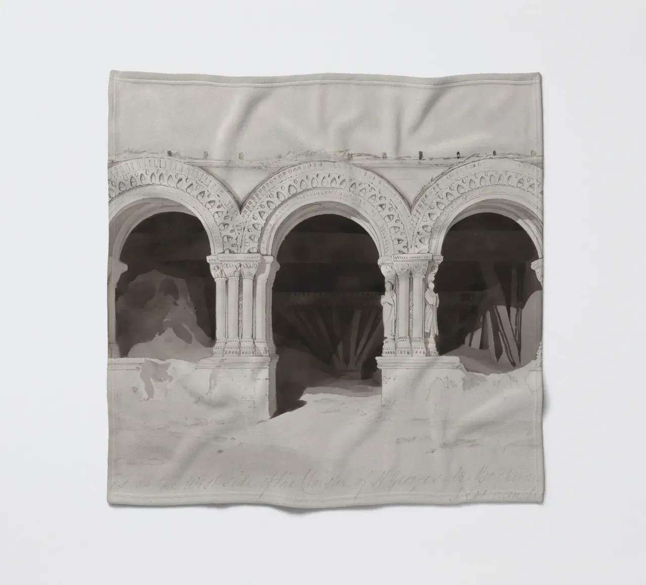 J.M.W. Turner - Archi di San Giorgio - Architettura d'epoca A coperta in pile da ClubArt