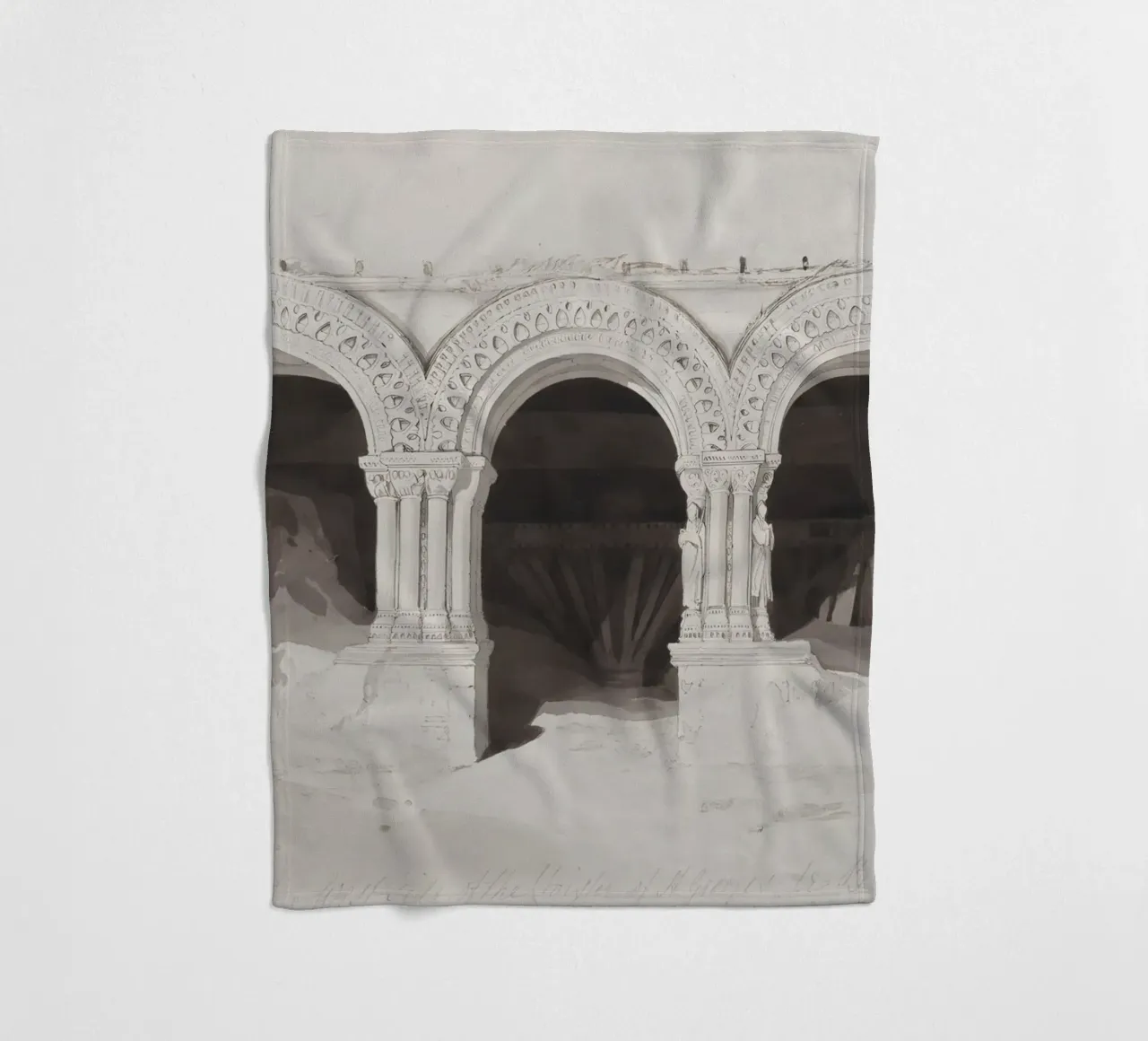 J.M.W. Turner - Archi di San Giorgio - Architettura d'epoca A coperta in pile da ClubArt