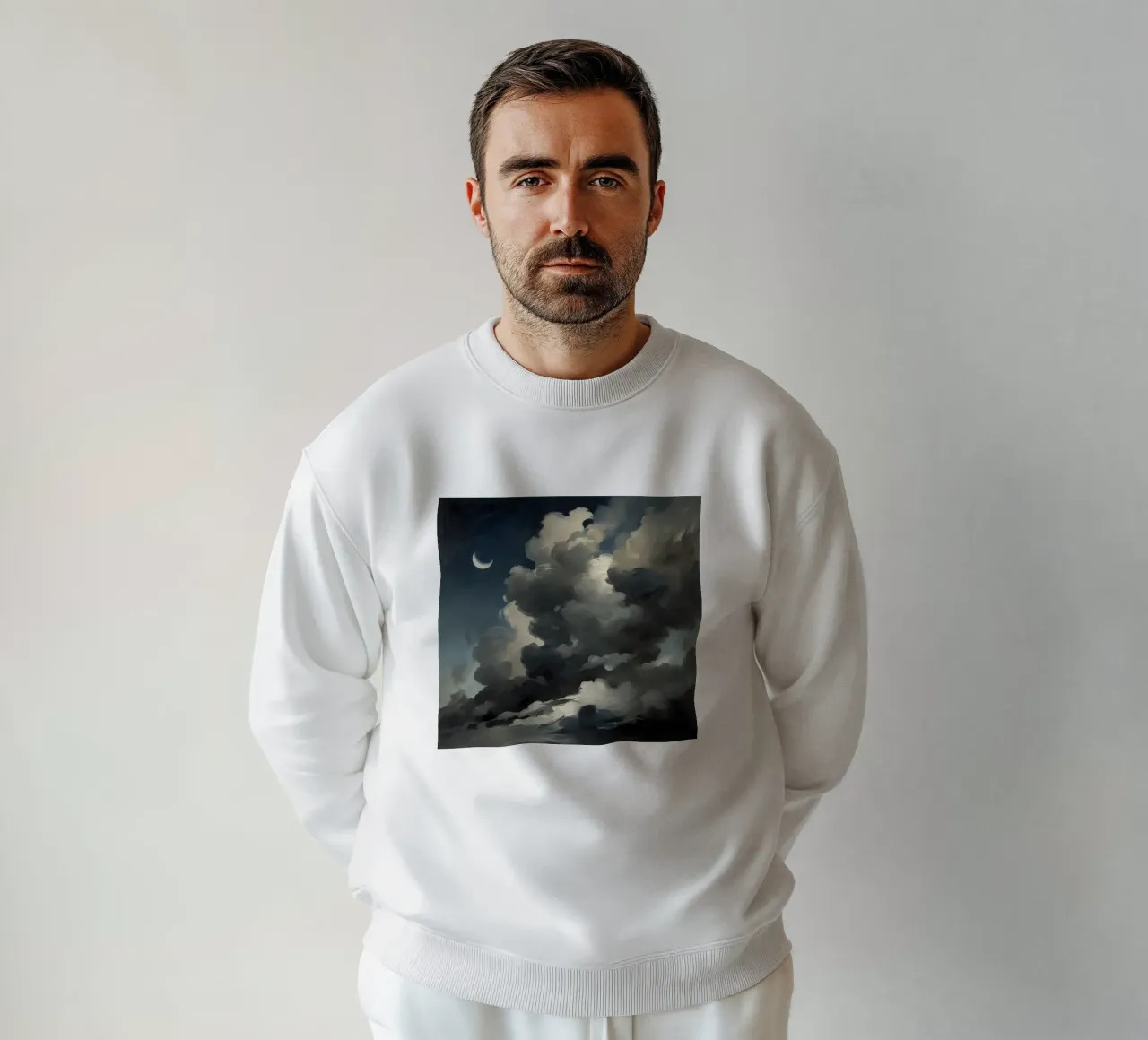 luna crescente. felpa da Earthly Visions