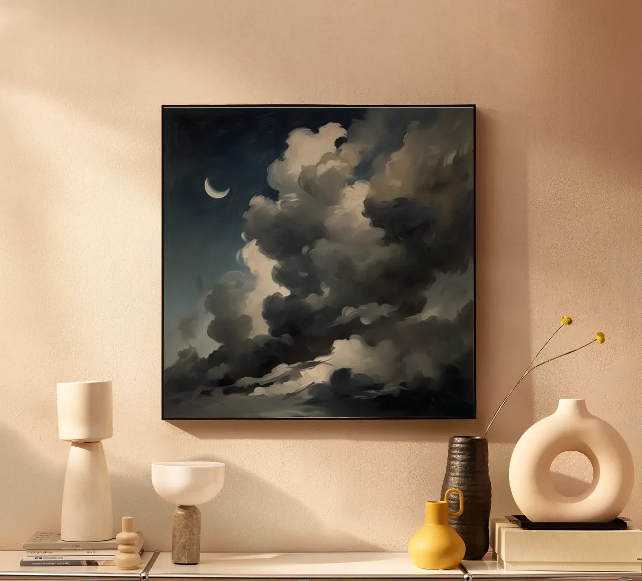 luna crescente. plexiglass da Earthly Visions