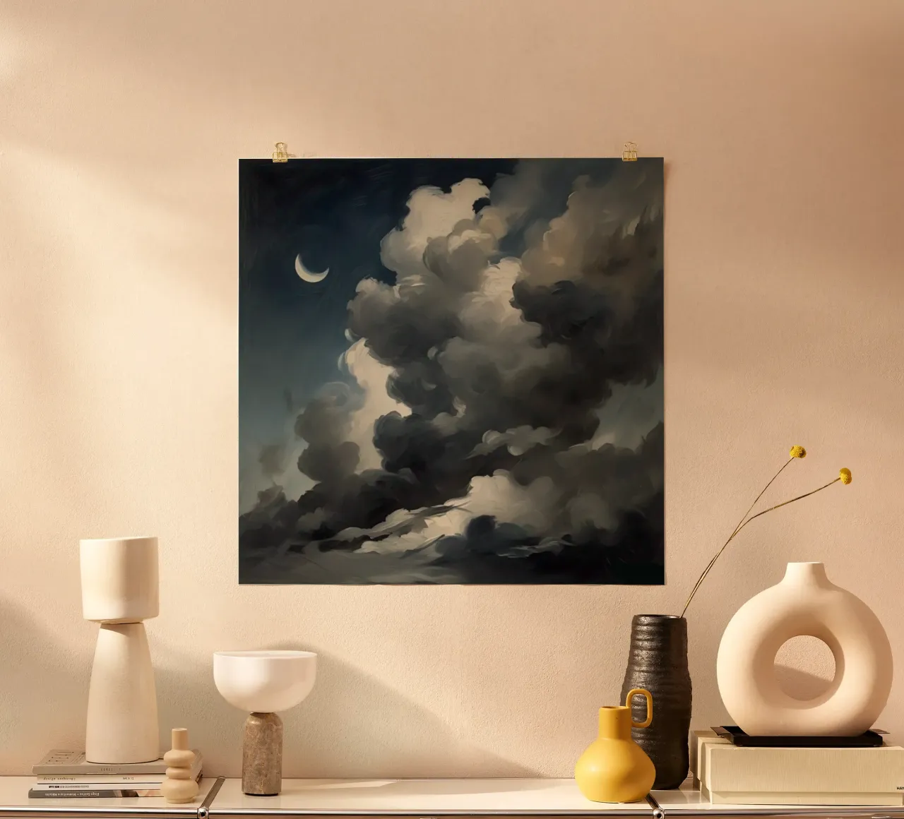 luna crescente. poster da Earthly Visions