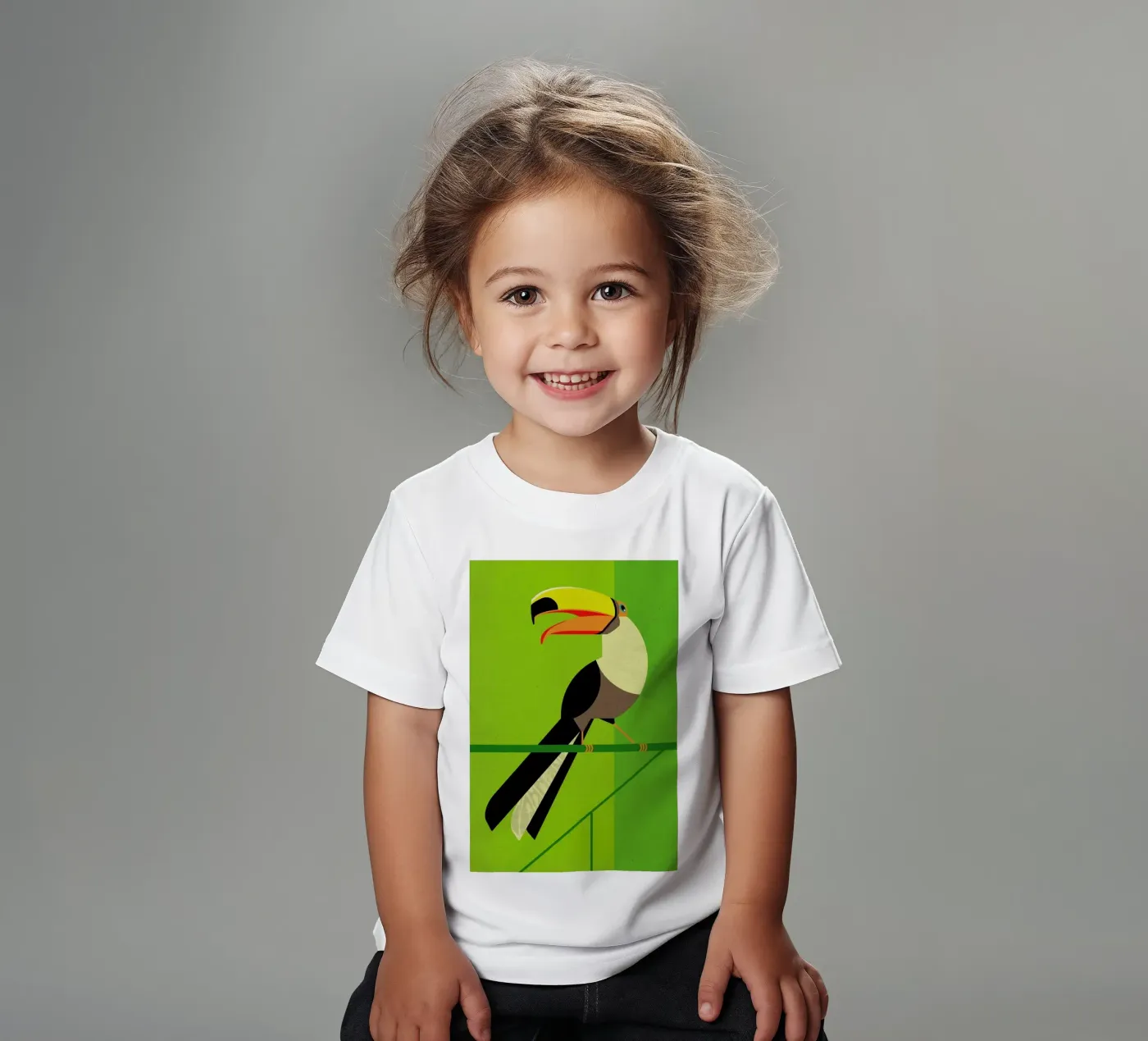 Toucan t-shirt bambini da Dieter Braun