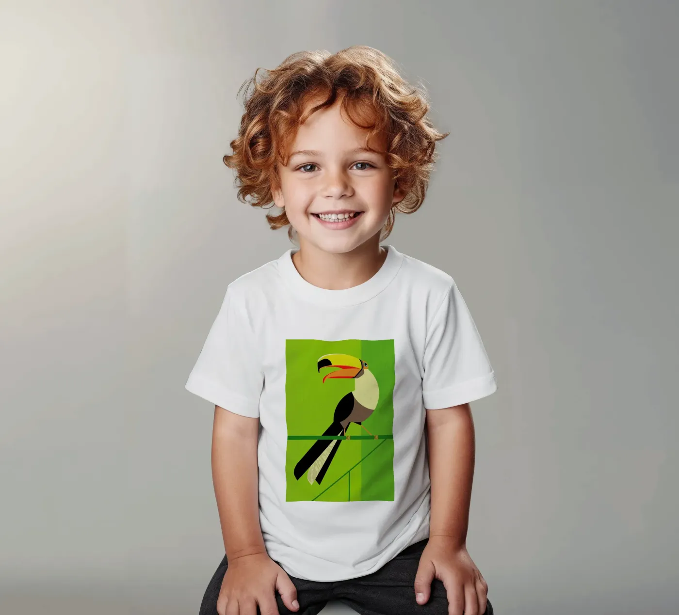 Toucan t-shirt bambini da Dieter Braun