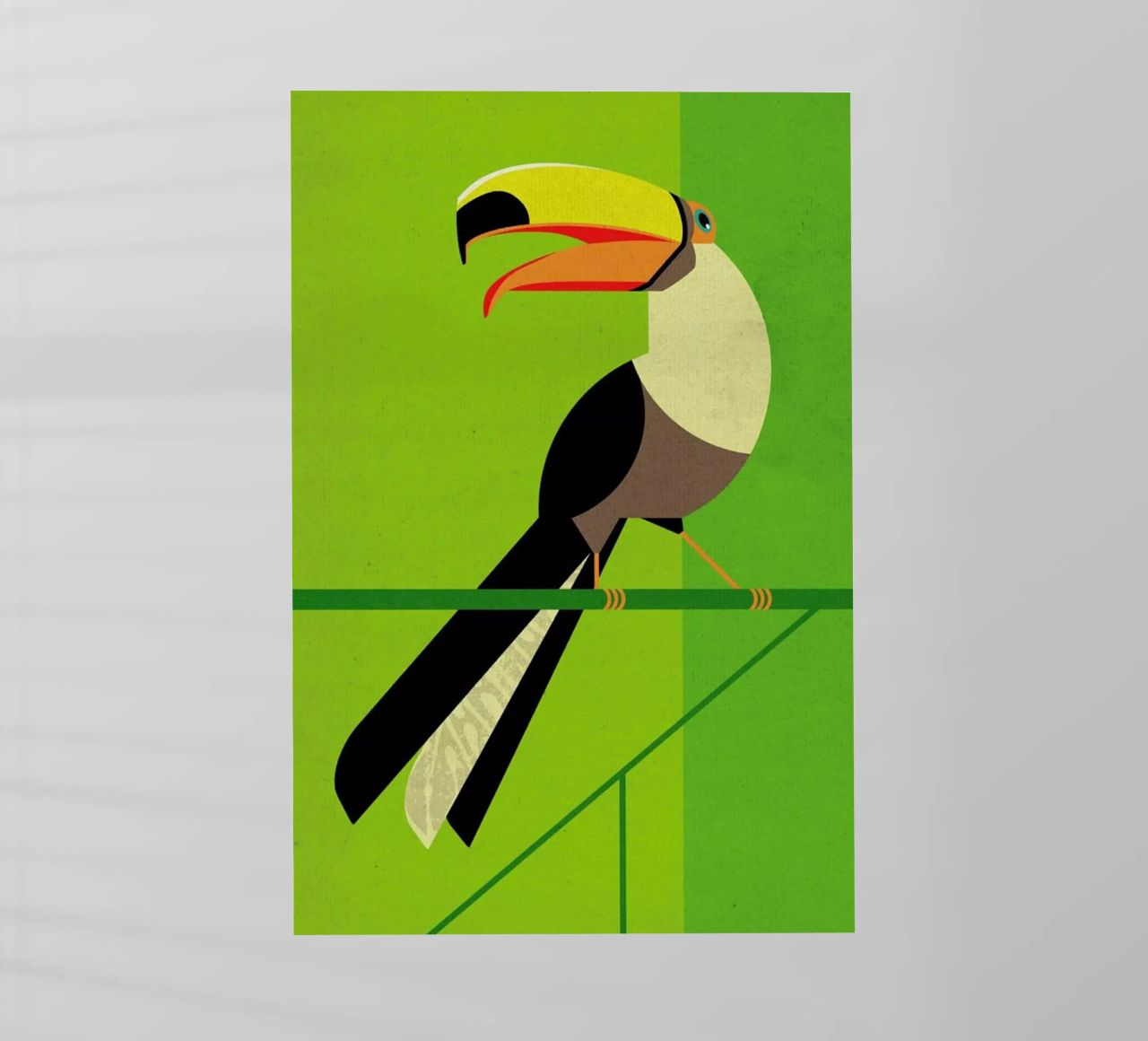 Toucan pellicola backlit da Dieter Braun