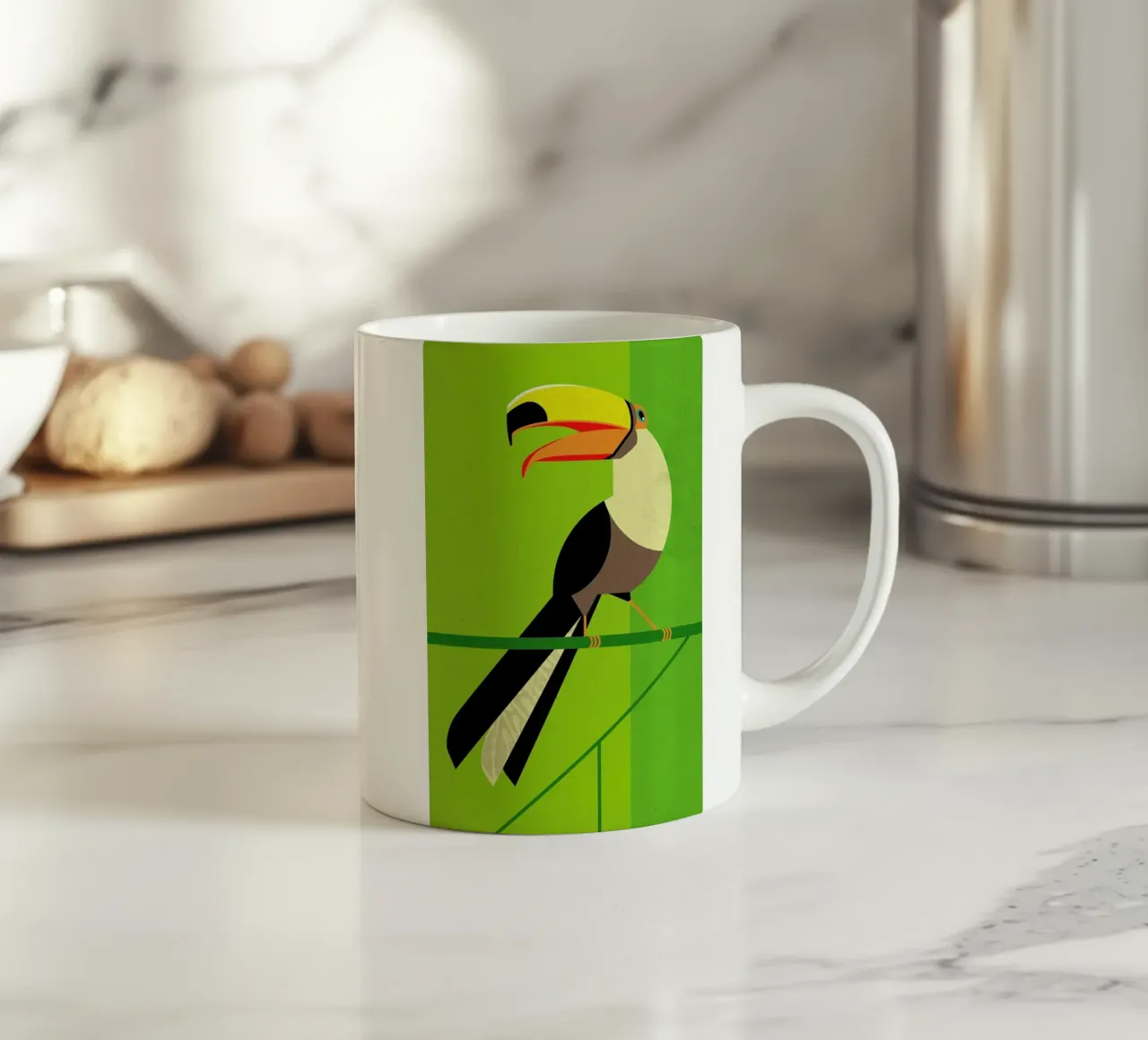 Toucan keramische mok van Dieter Braun