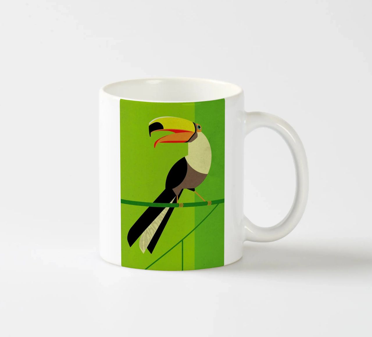 Toucan tazza in ceramica da Dieter Braun