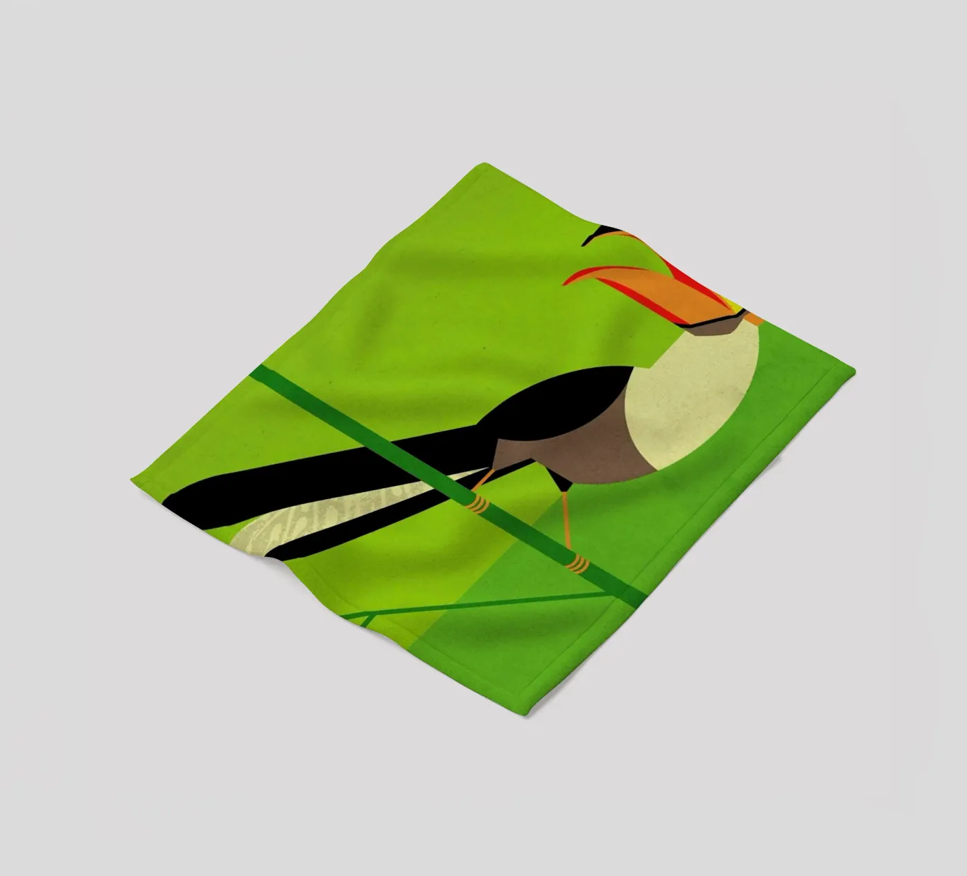 Toucan Fleecedecke von Dieter Braun