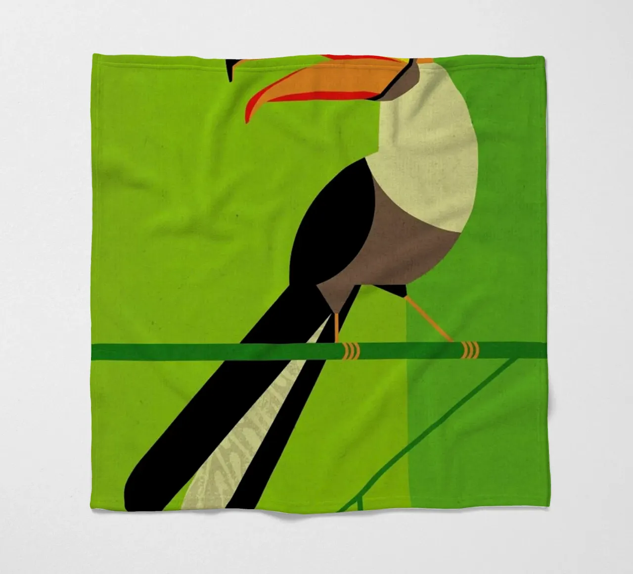Toucan Fleecedecke von Dieter Braun