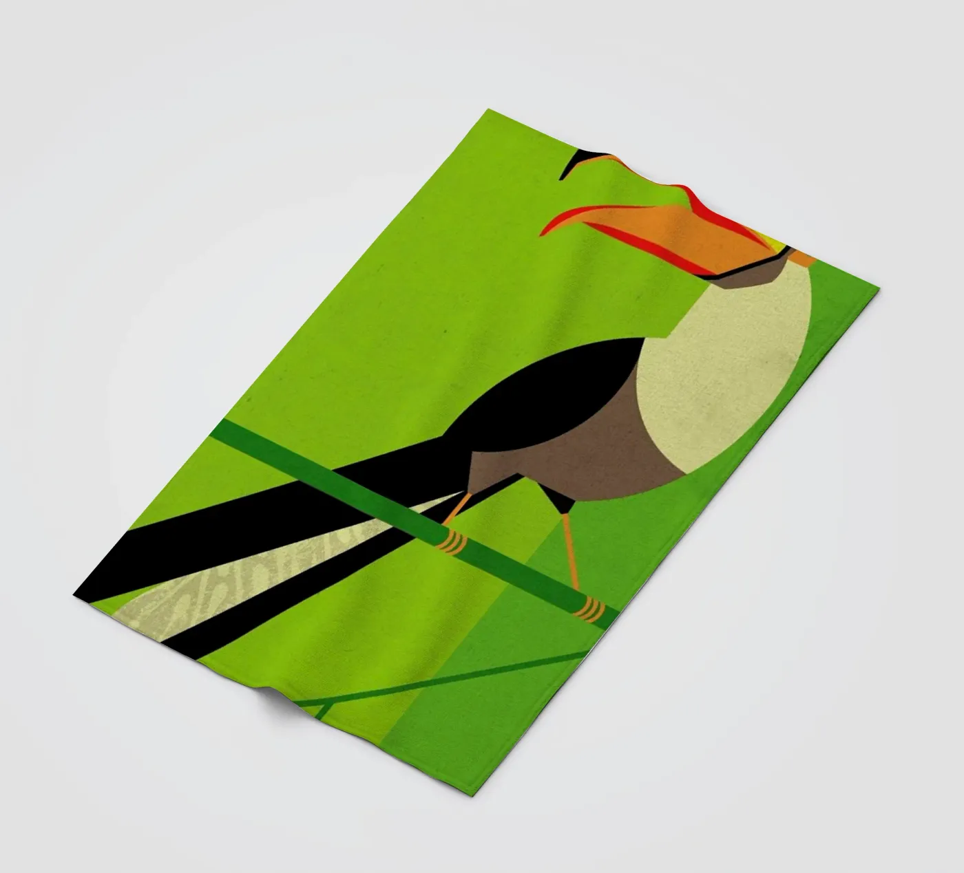 Toucan Fleecedecke von Dieter Braun