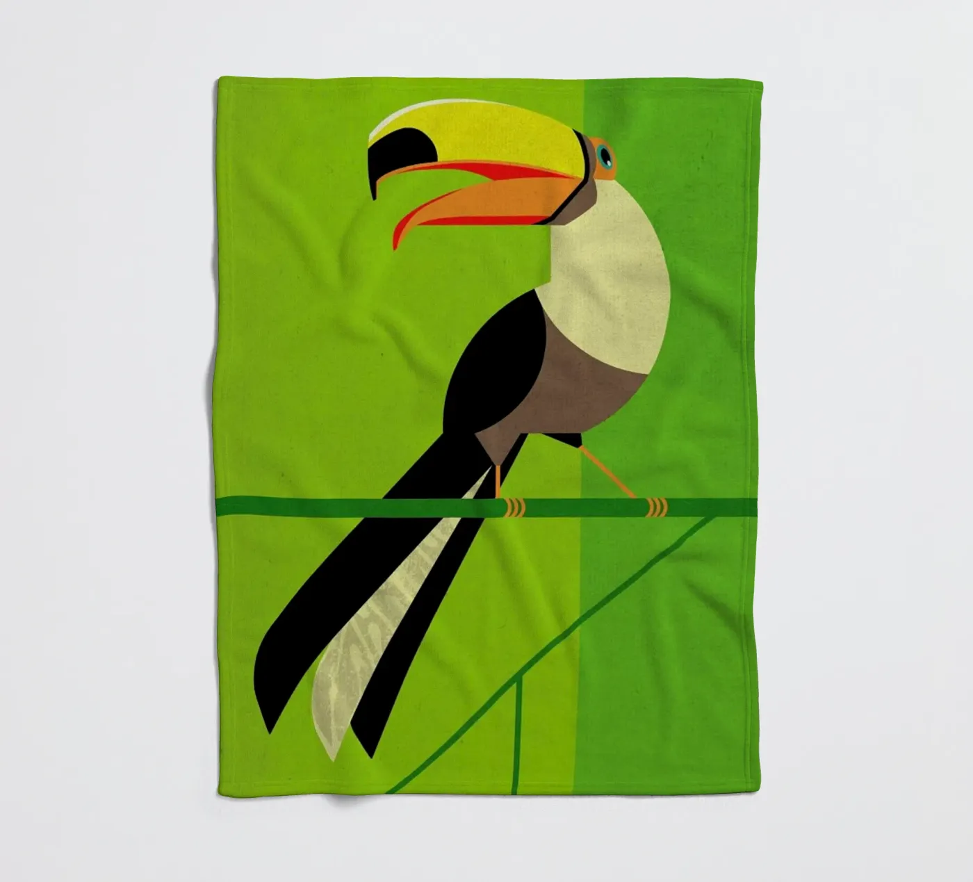 Toucan Fleecedecke von Dieter Braun