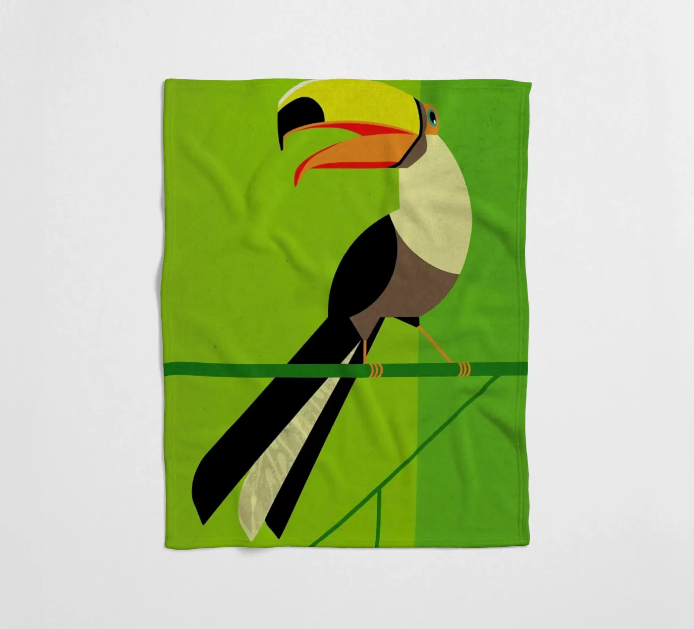 Toucan Fleecedecke von Dieter Braun