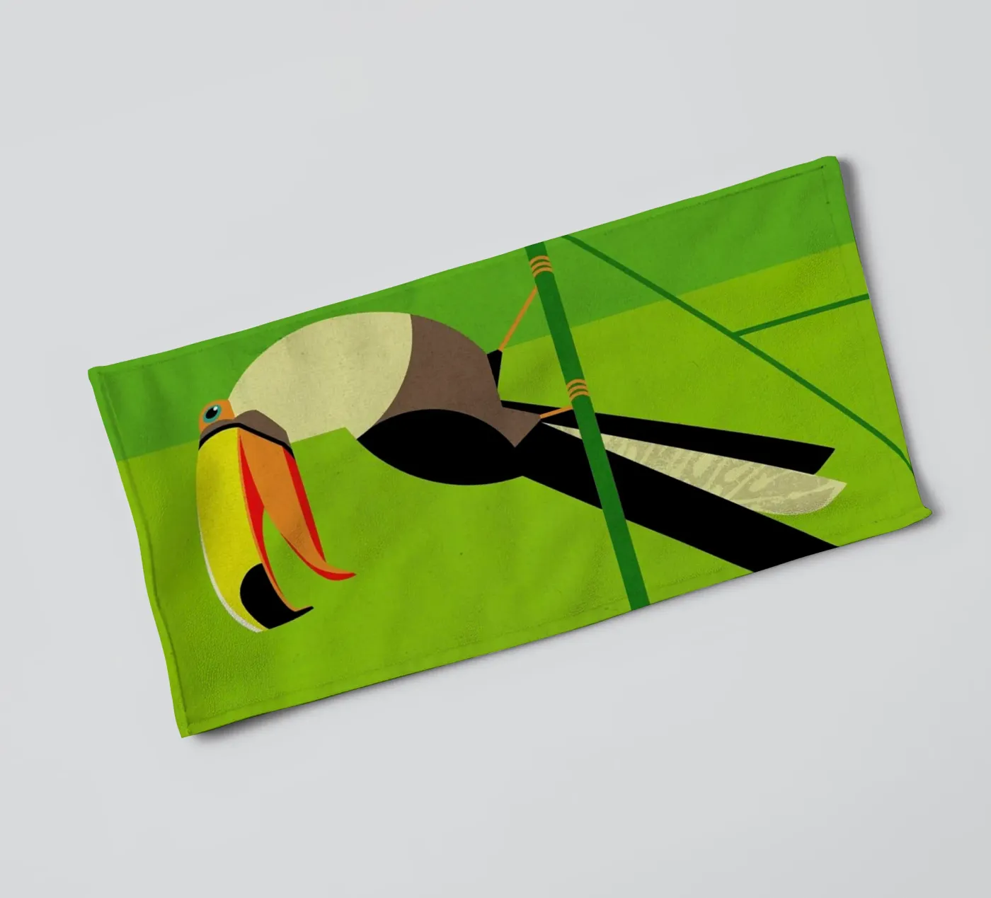 Toucan badhanddoek van Dieter Braun