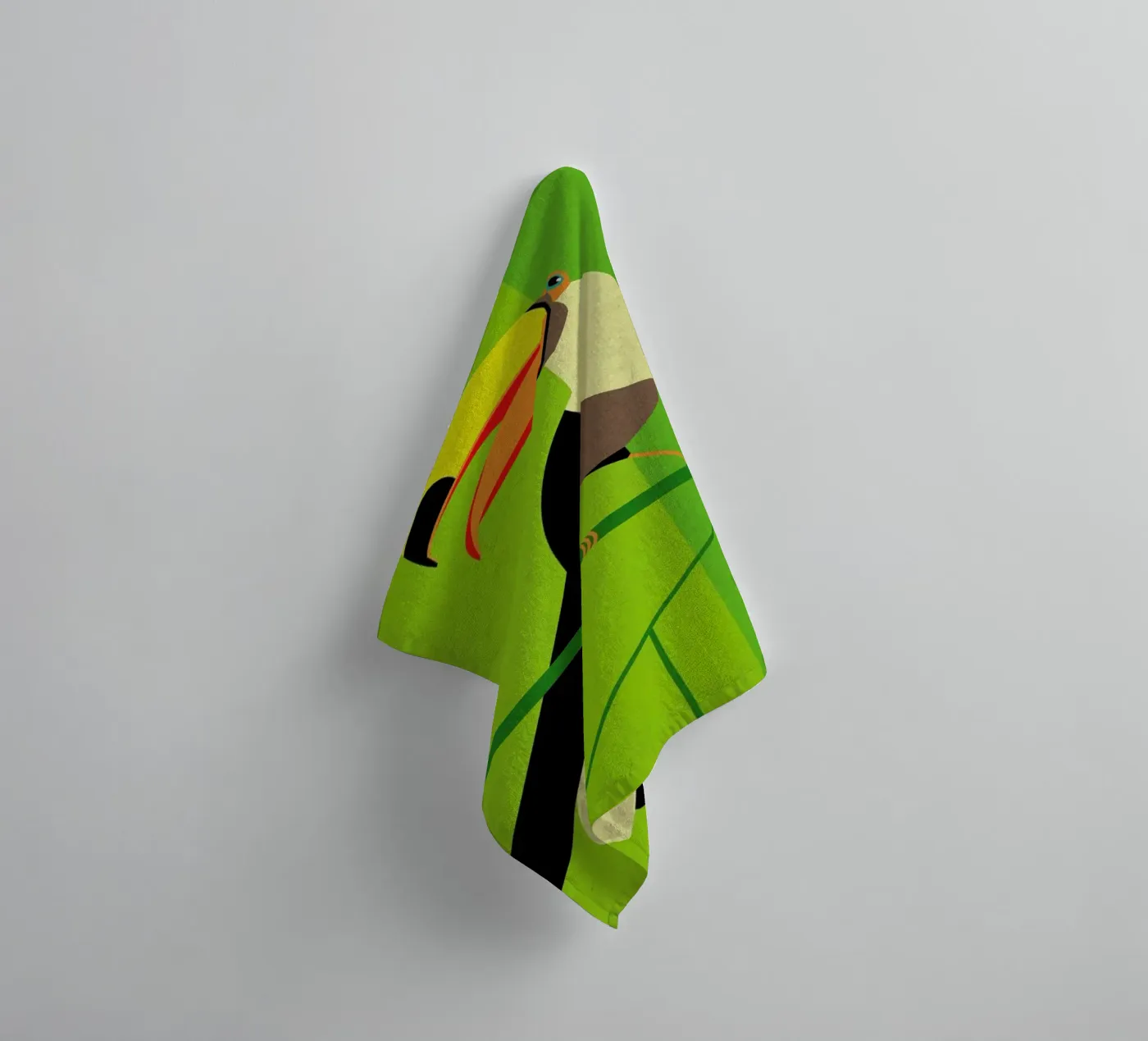 Toucan badhanddoek van Dieter Braun