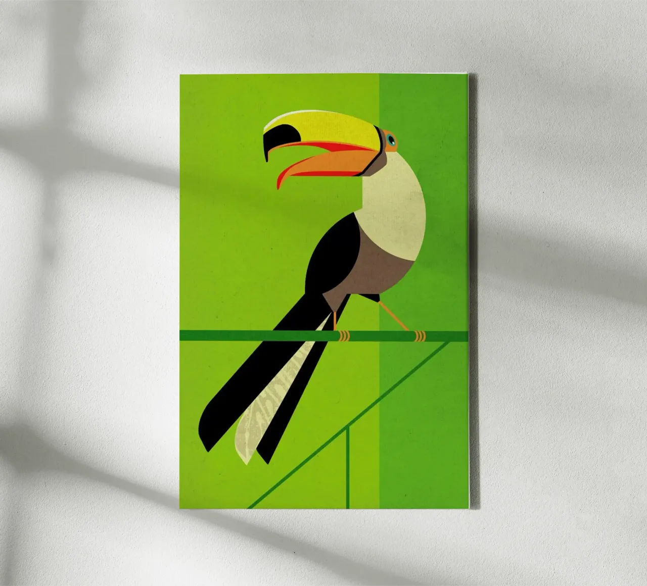 Toucan tela con Cornice a cassetta da Dieter Braun